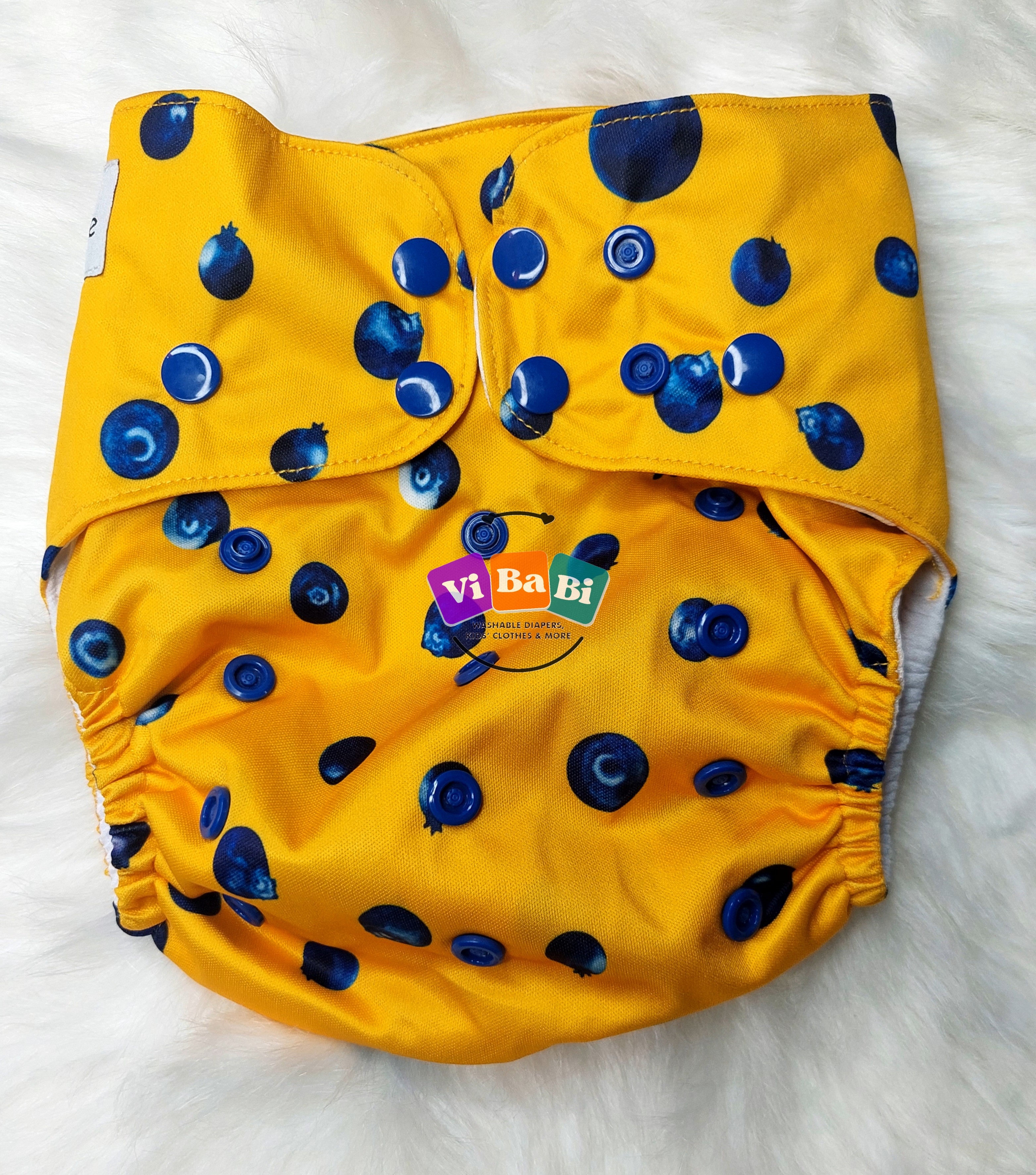 Blueberries by BeCeBe Cloth, Pocket Reusable Cloth Diaper