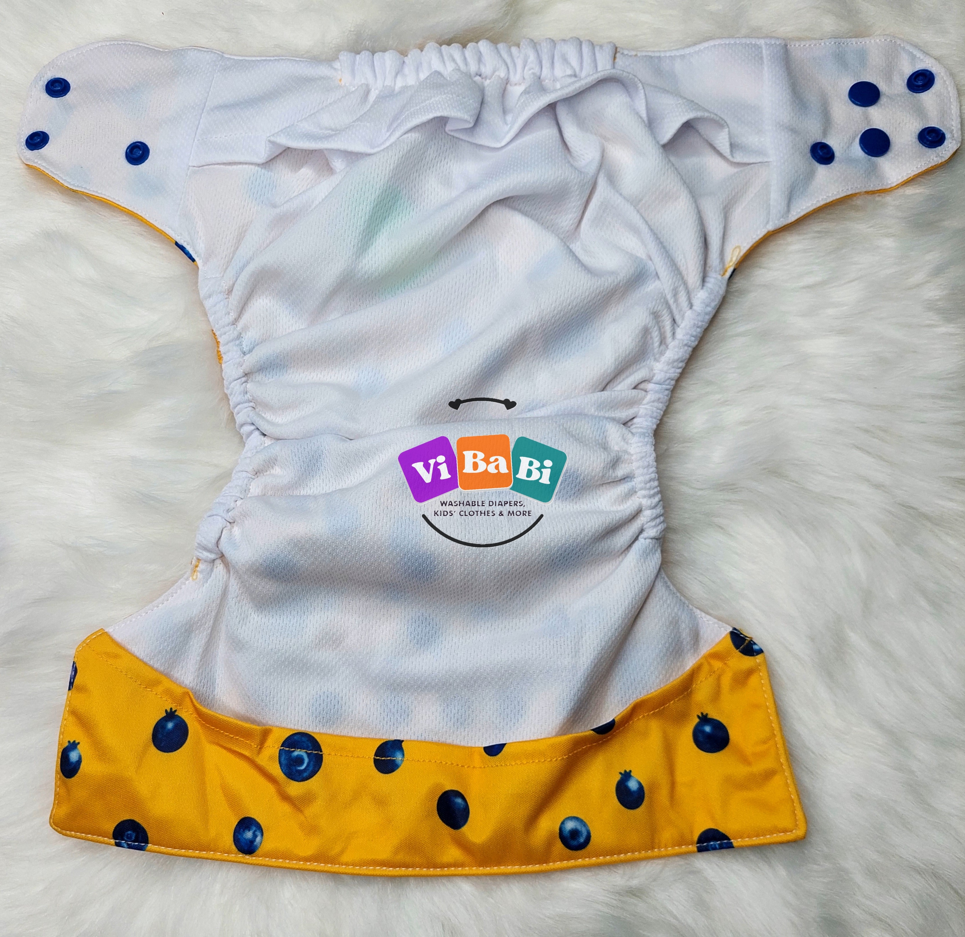Blueberries by BeCeBe Cloth, Pocket Reusable Cloth Diaper