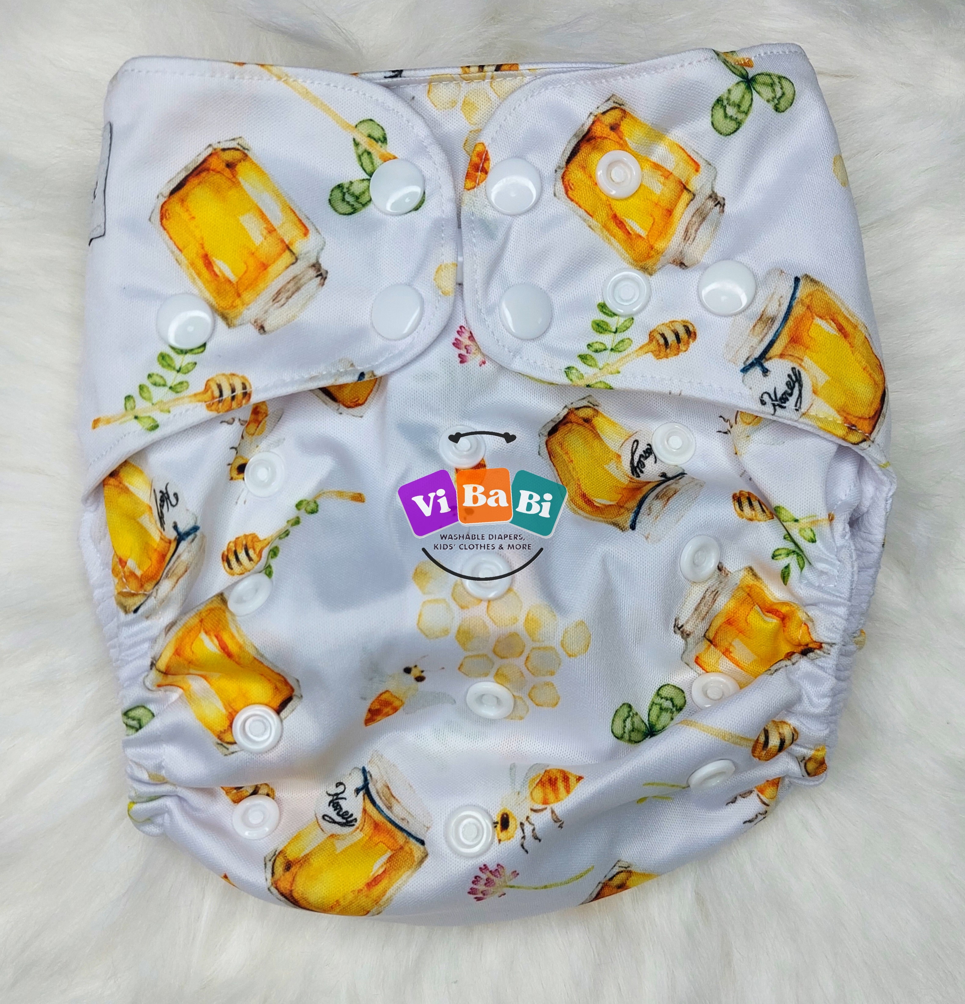 Honey Bee by BeCeBe Cloth, Pocket Reusable Cloth Diaper