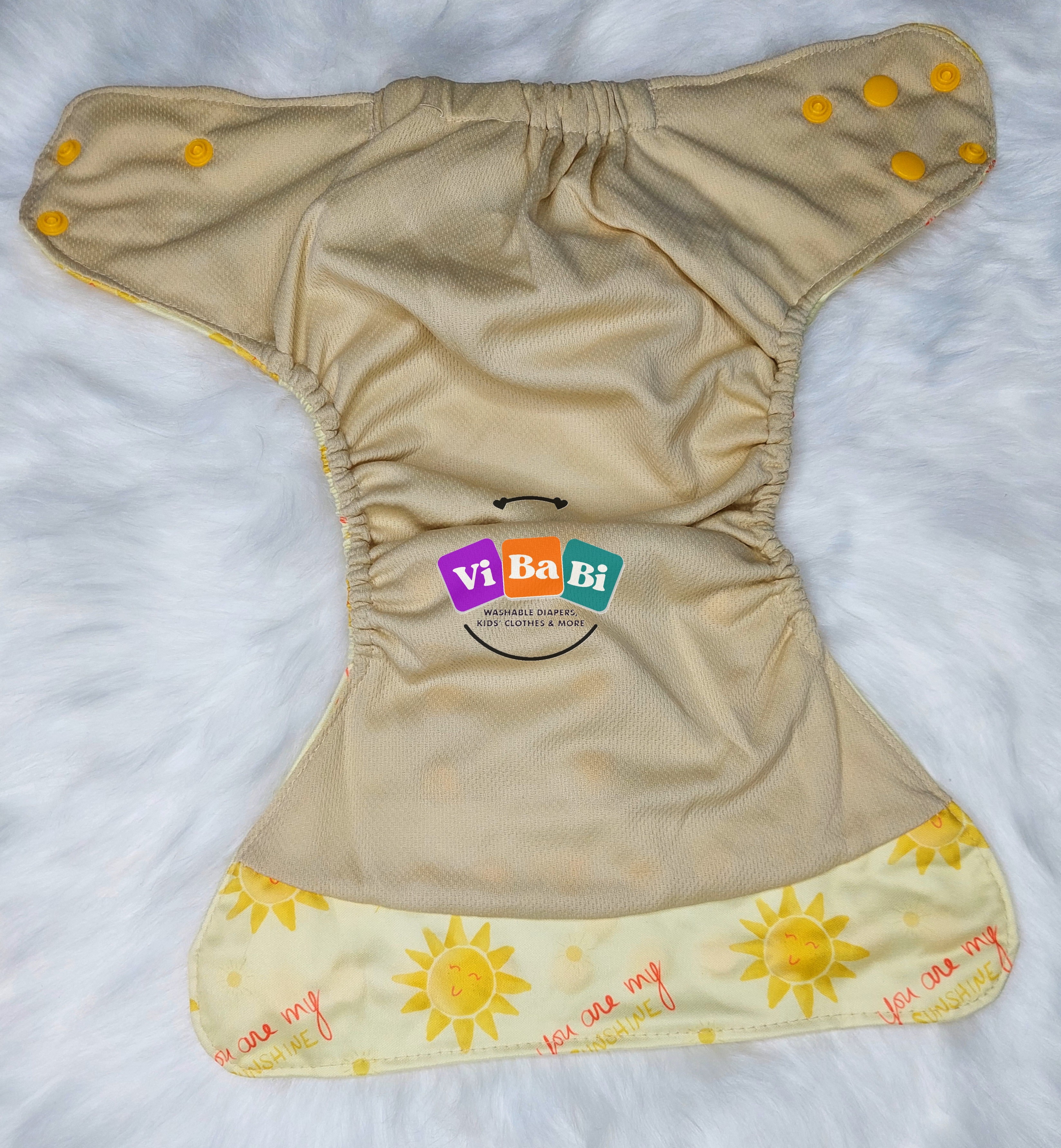 Sunshine by Sweet Cheeks, (Pocket) Reusable Cloth Diaper