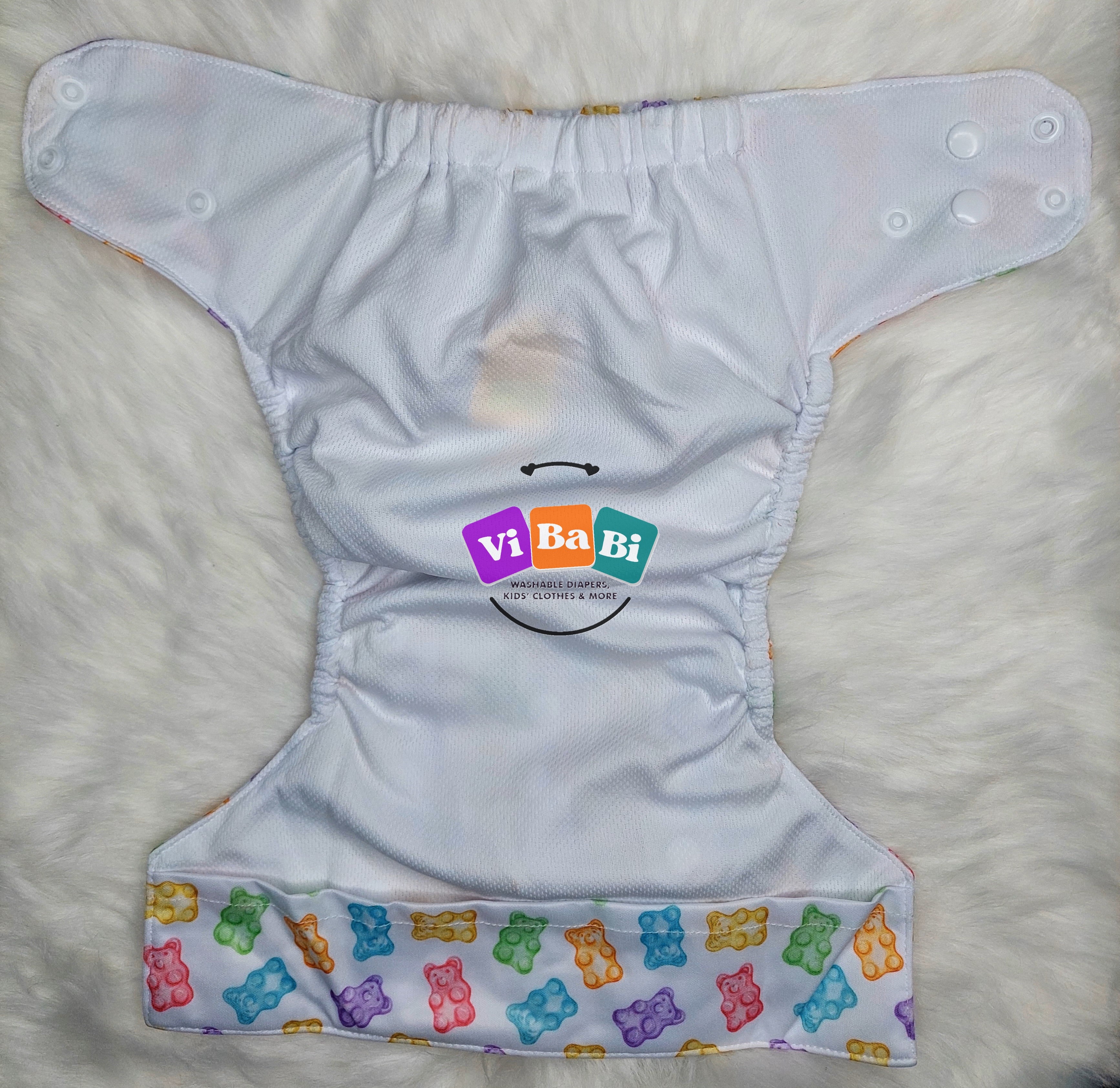 Gummie Bear by BeCeBe Cloth, Pocket Reusable Cloth Diaper
