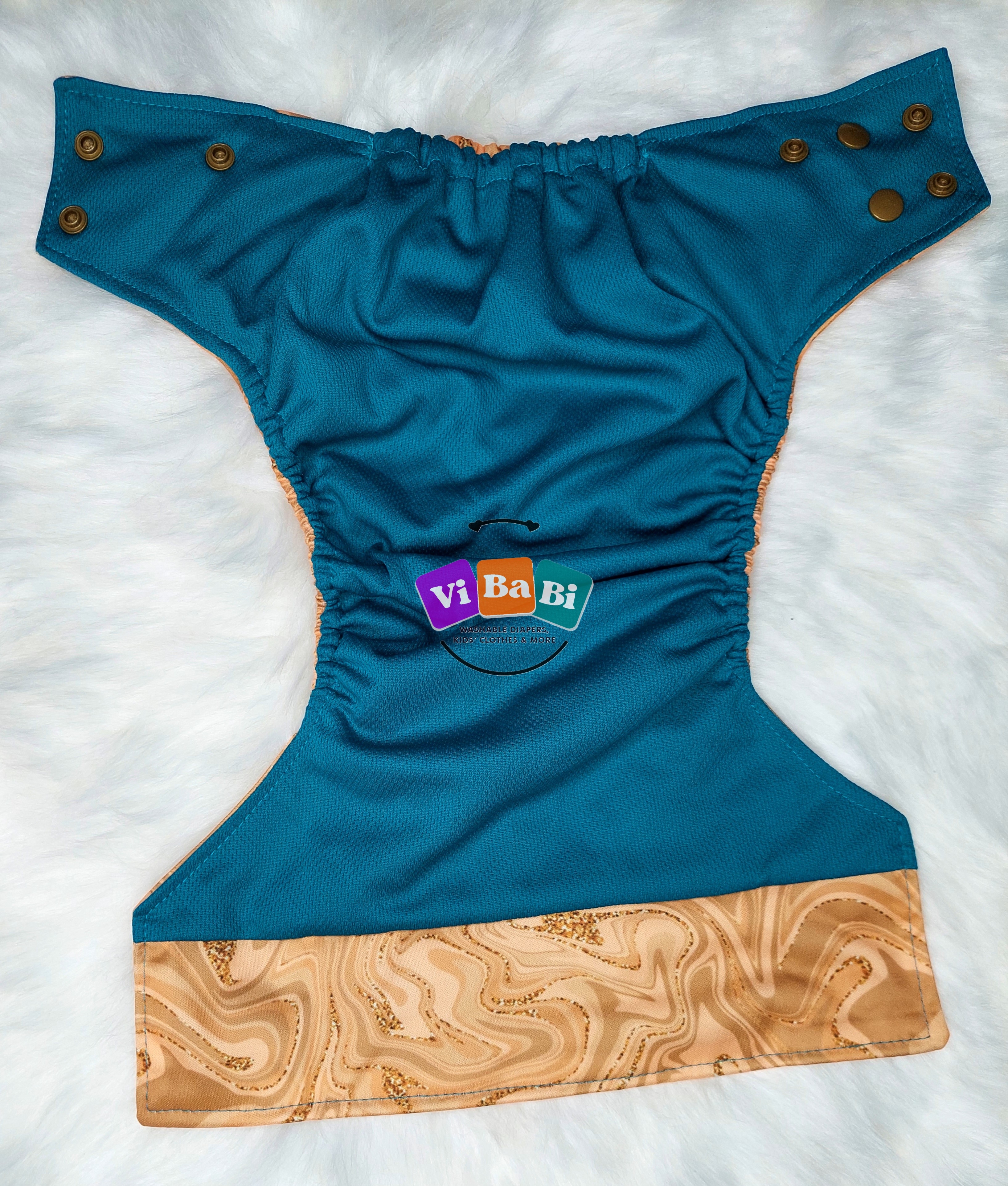 Glitter Sand - Brown Gold by Two Little Hands, (Pockets) Reusable Cloth Diaper