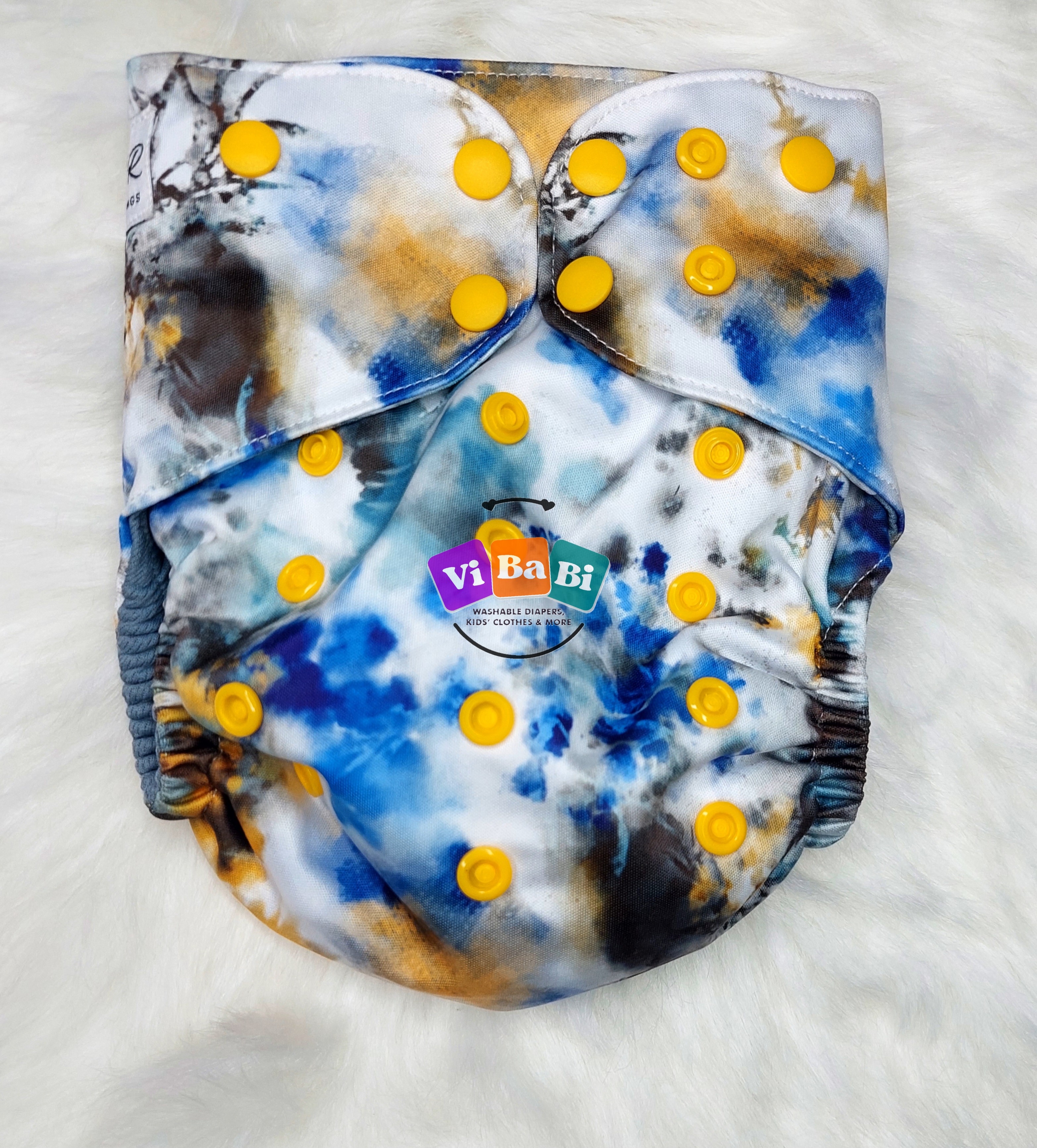 Arctic Sun by Modern Day Rags, (Pocket) Reusable Cloth Diaper