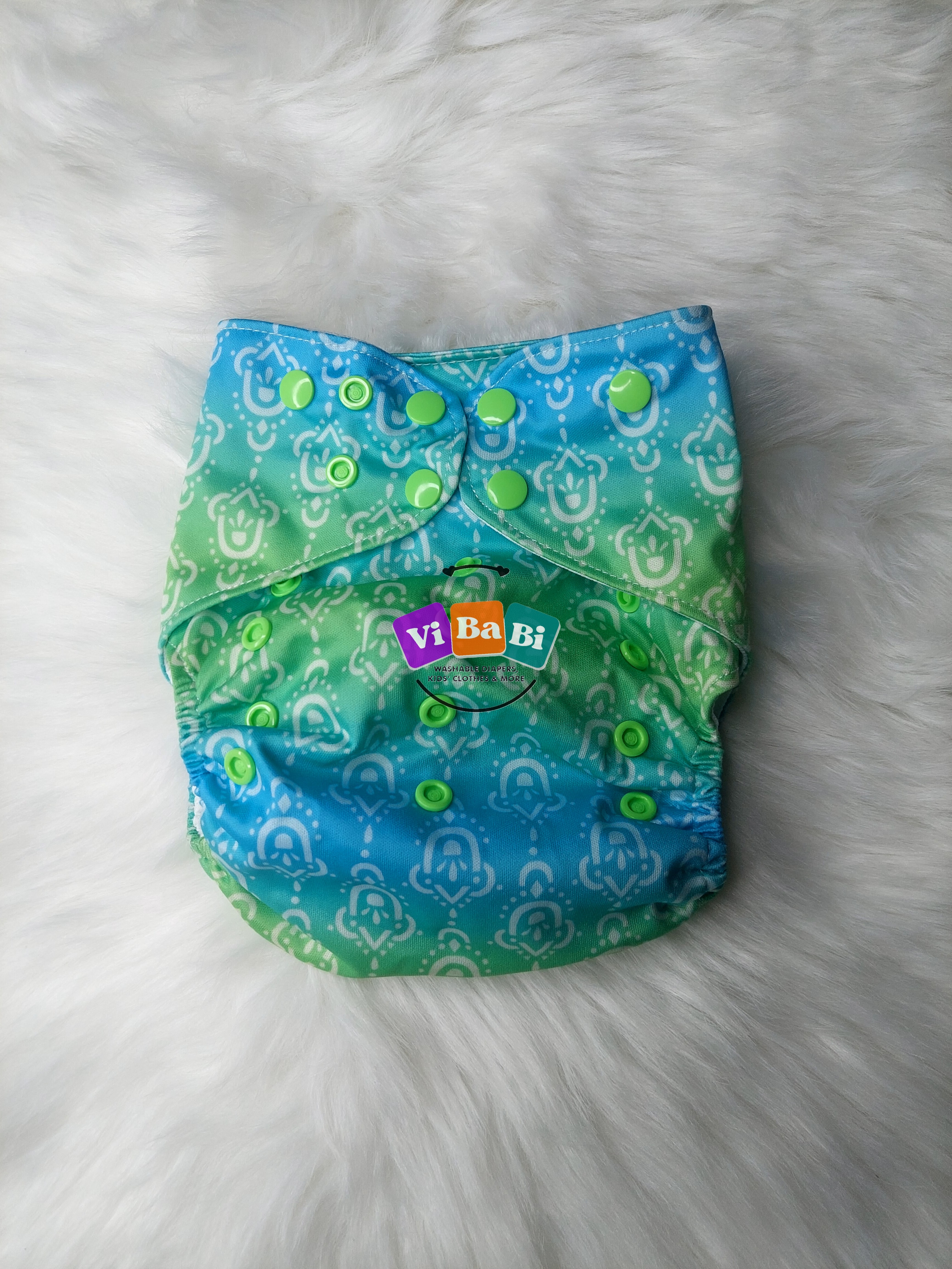 Cool Ombre by Sustainable Sprinkles, (Pocket) Reusable Cloth Diaper
