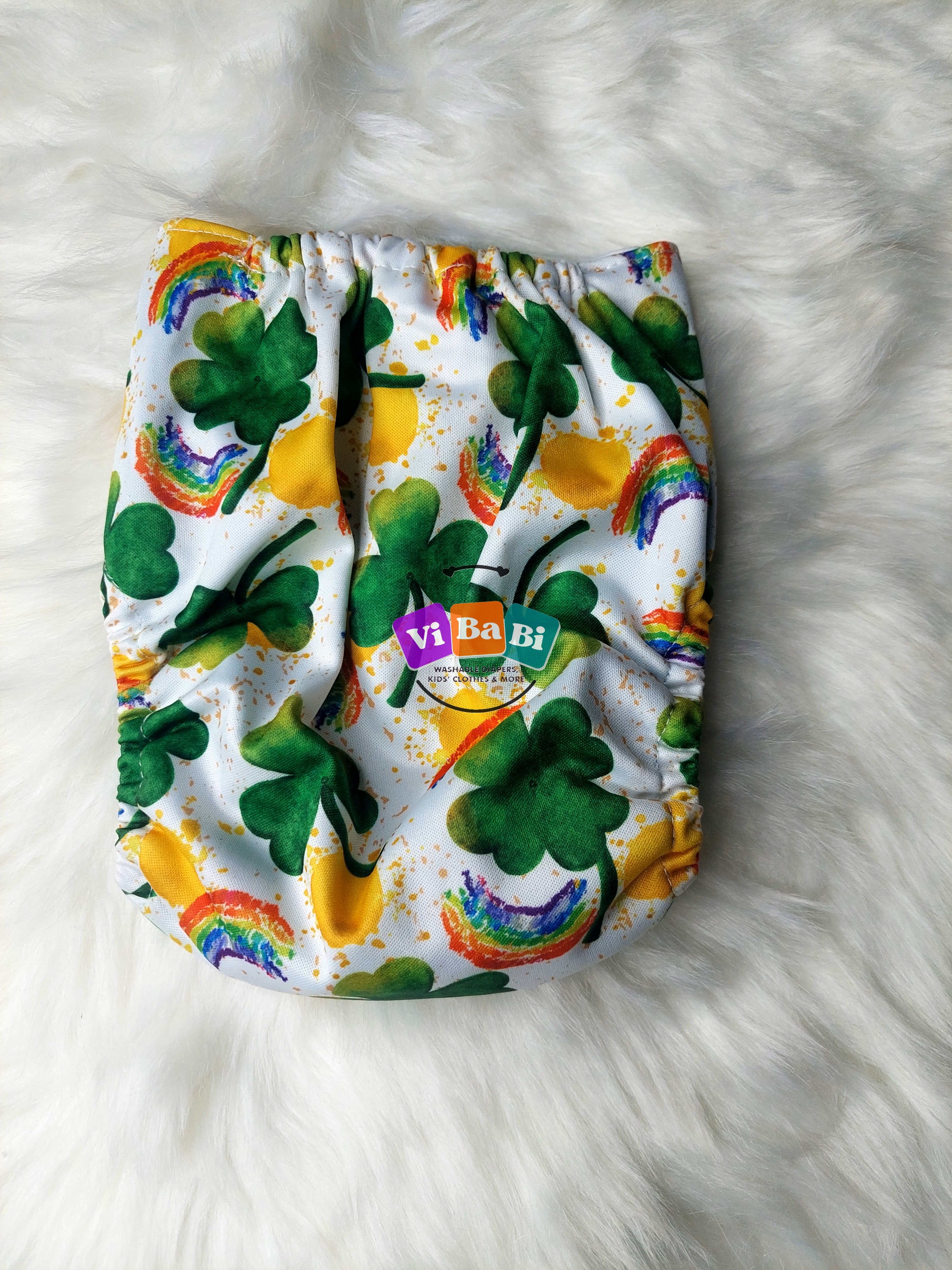 Rainbow Clover by Two Little Hands, (Pocket) Reusable Cloth Diaper