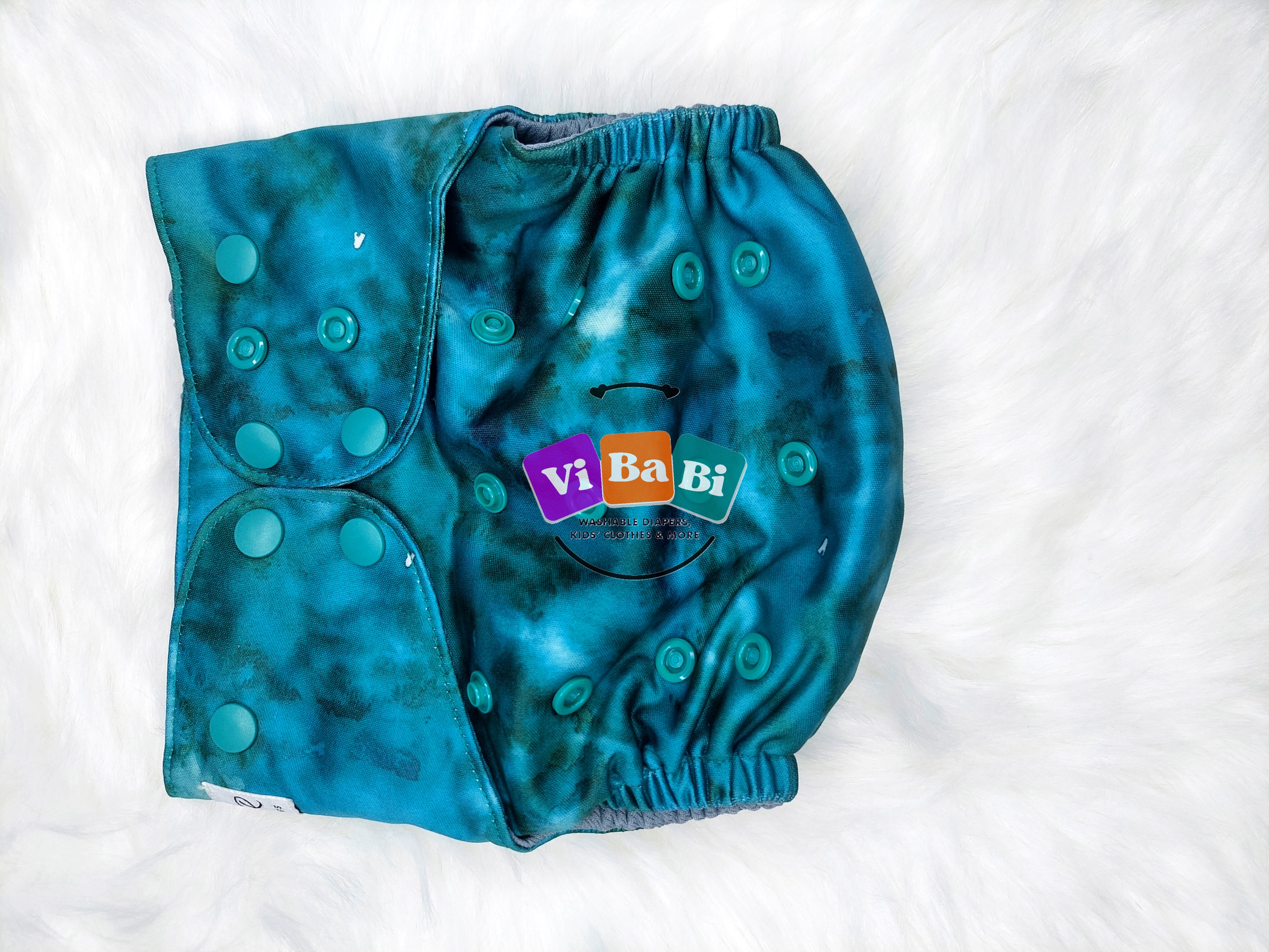 Emerald by Modern Day Rags, (Pocket) Reusable Cloth Diaper