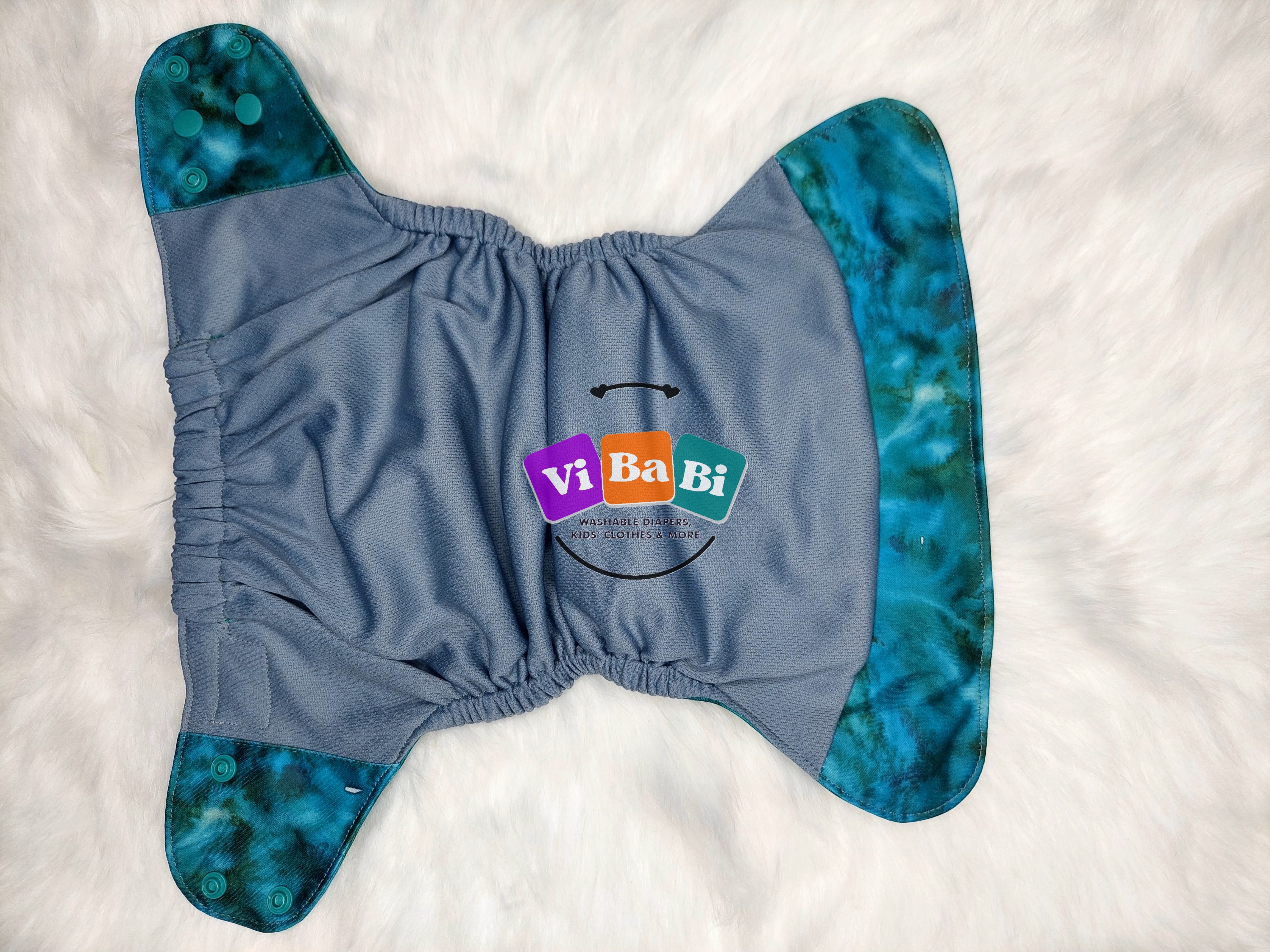 Emerald by Modern Day Rags, (Pocket) Reusable Cloth Diaper