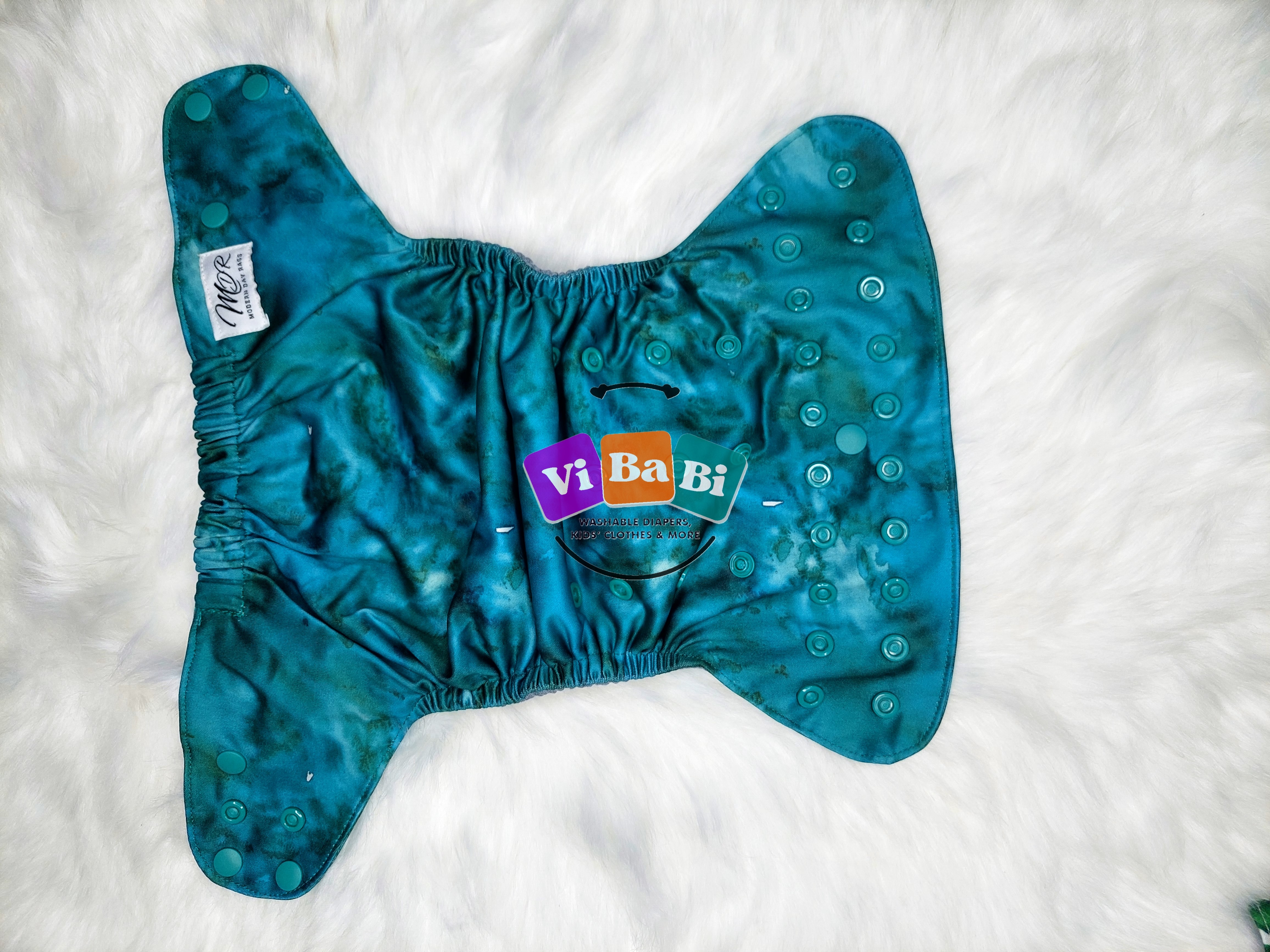 Emerald by Modern Day Rags, (Pocket) Reusable Cloth Diaper