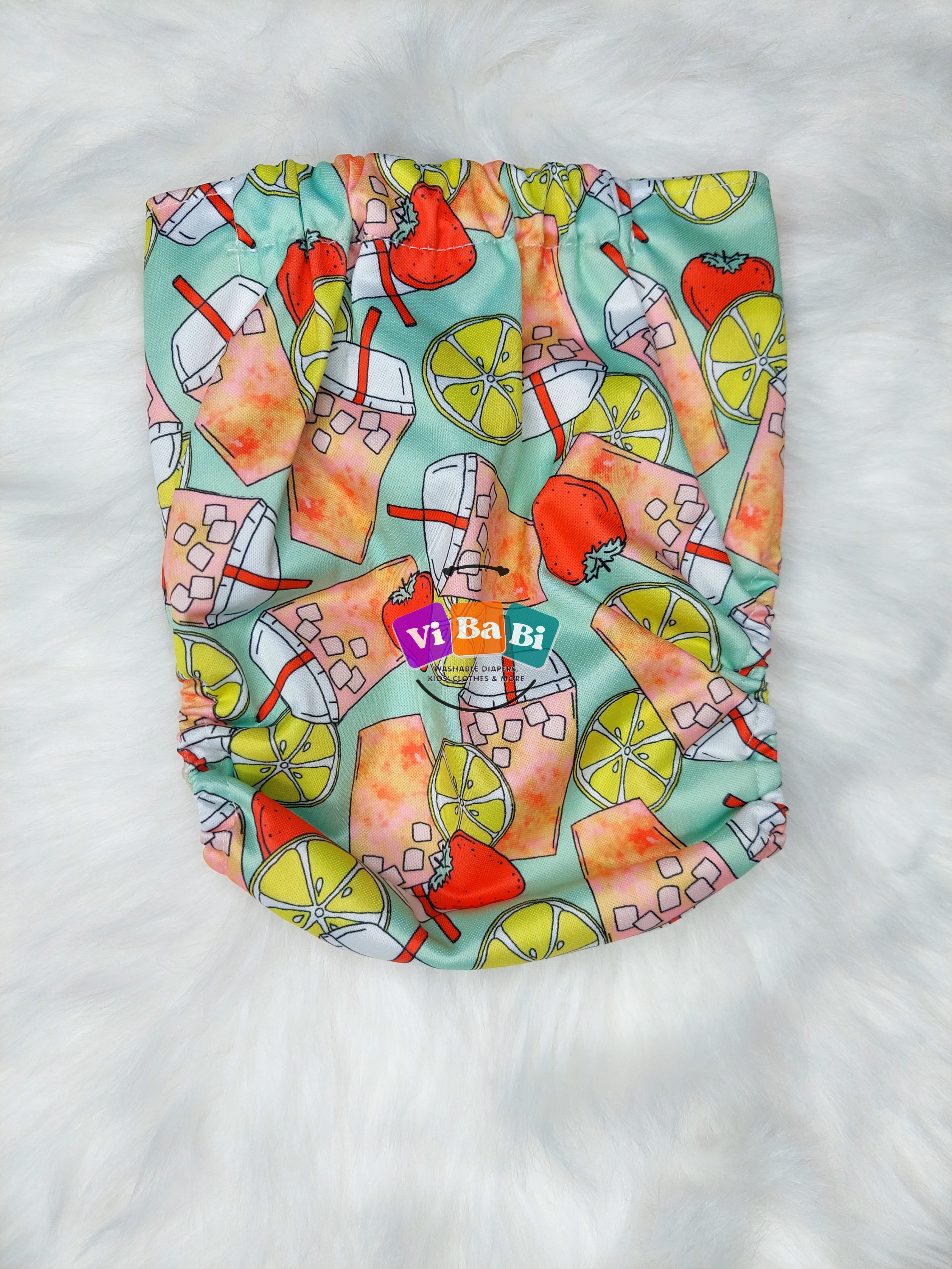 Strawberry Lemonade by Sweet Cheeks, (Pocket) Reusable Cloth Diaper