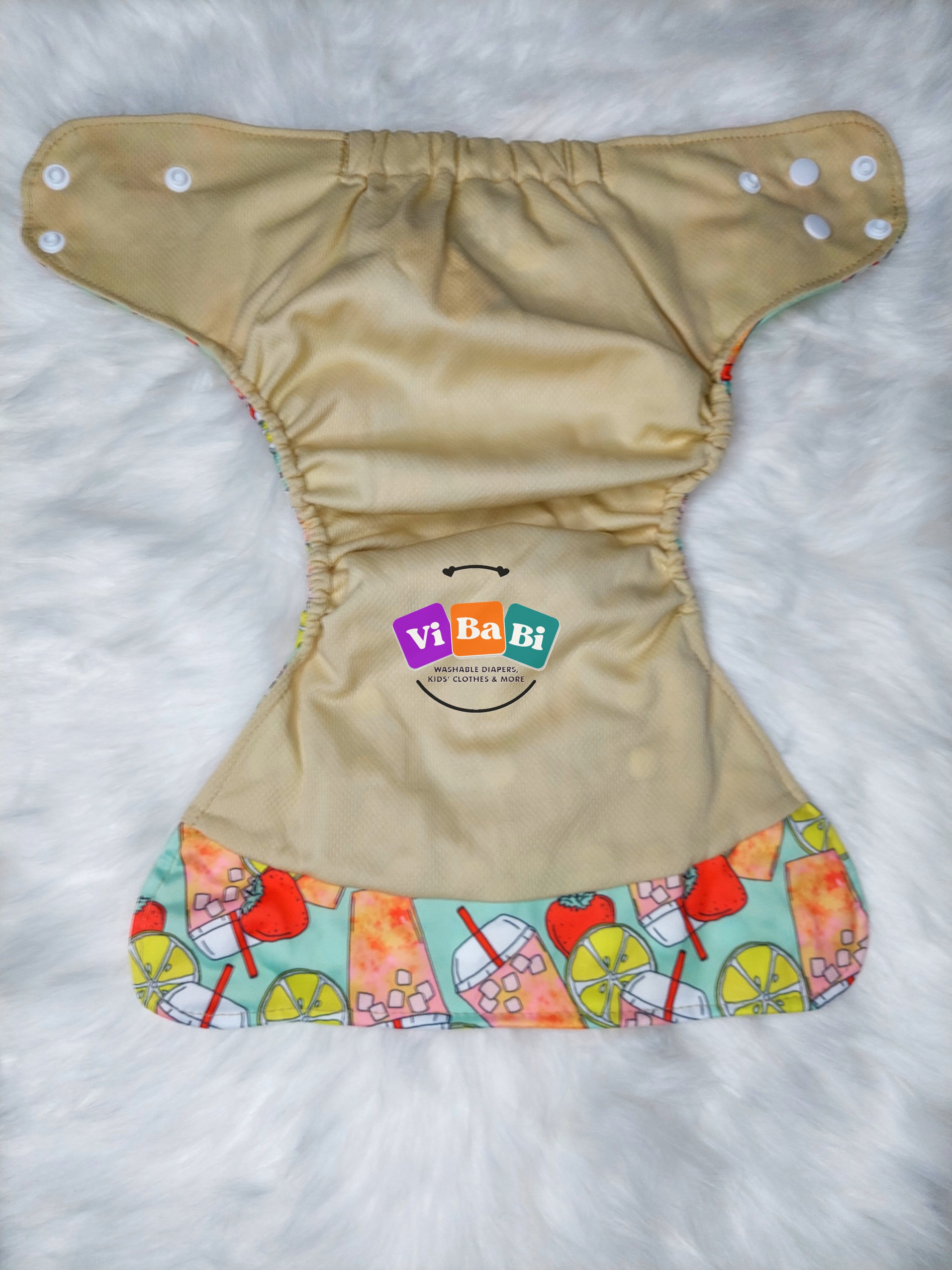 Strawberry Lemonade by Sweet Cheeks, (Pocket) Reusable Cloth Diaper
