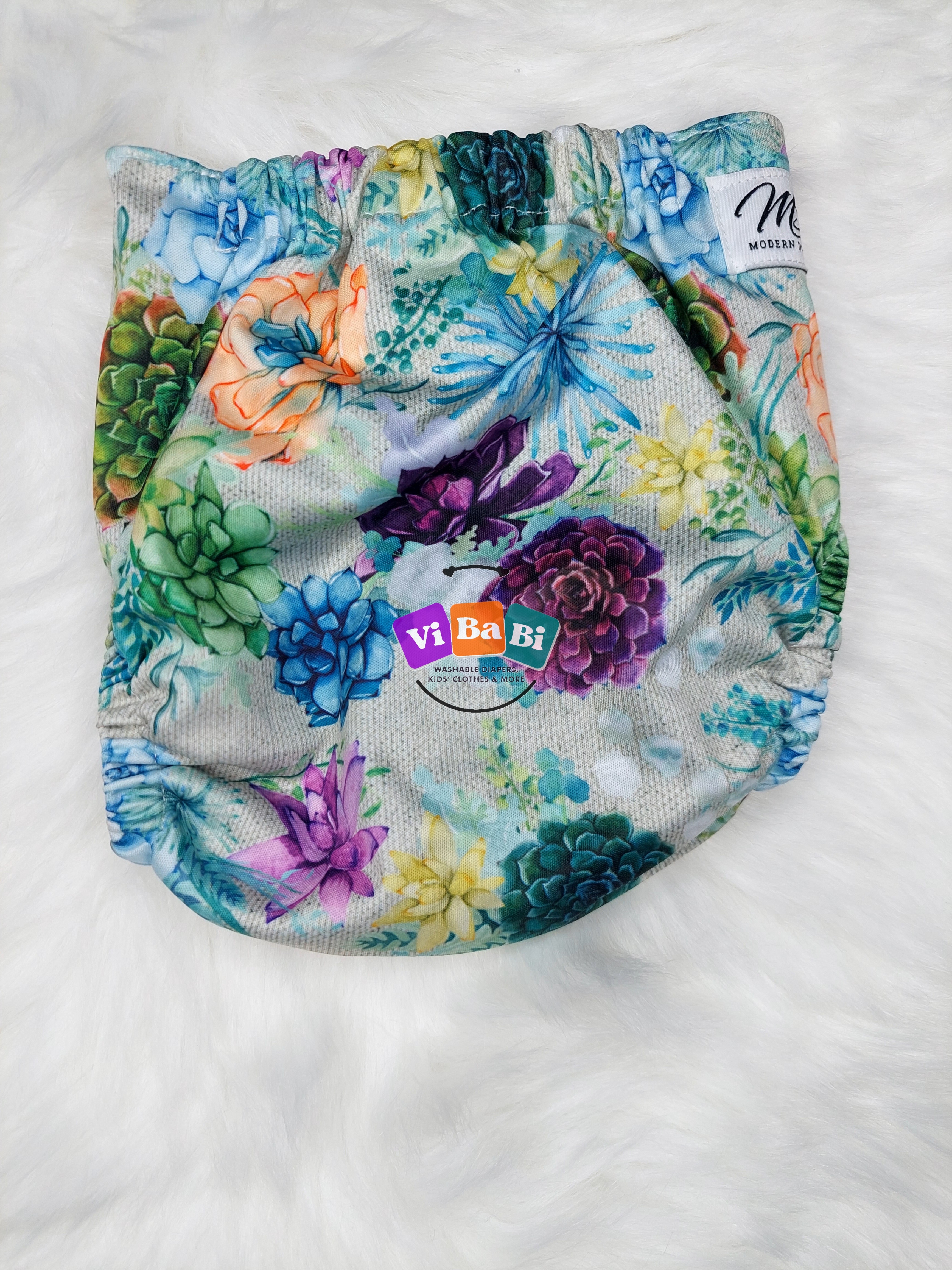 Desert Garden by Modern Day Rags, (Pocket) Reusable Cloth Diaper