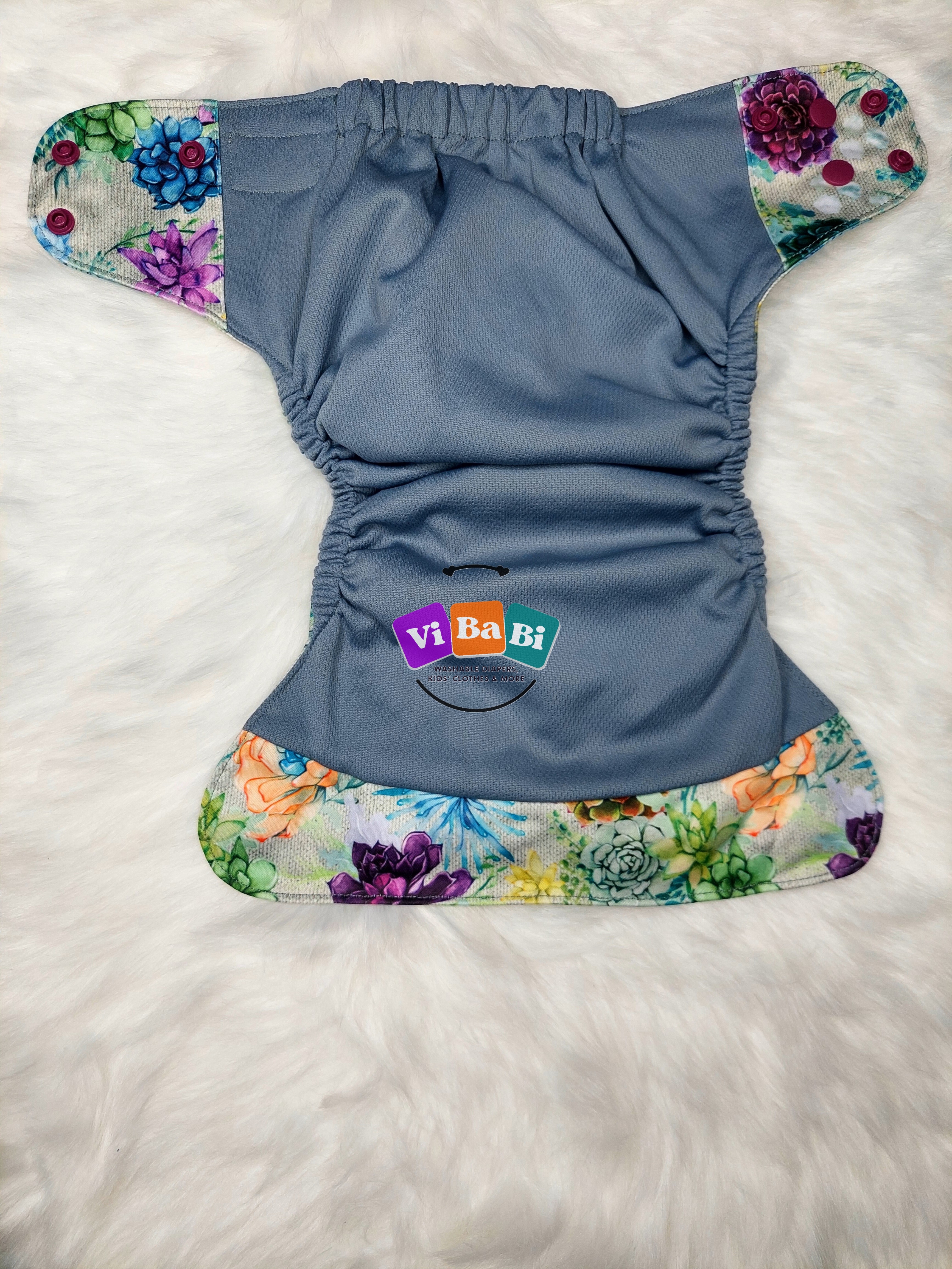 Desert Garden by Modern Day Rags, (Pocket) Reusable Cloth Diaper