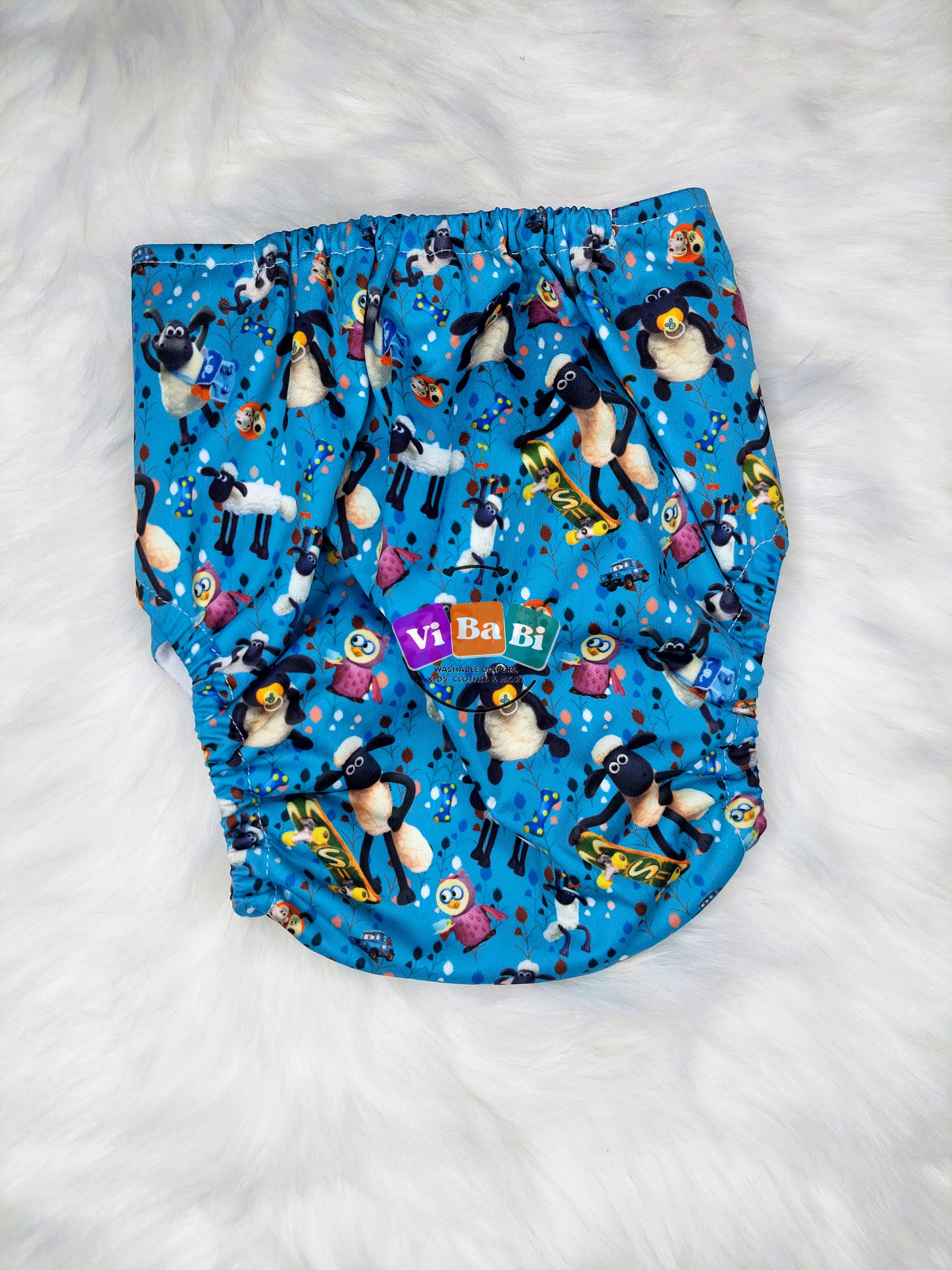 Sheep and owl (Pocket) Reusable Cloth Diaper