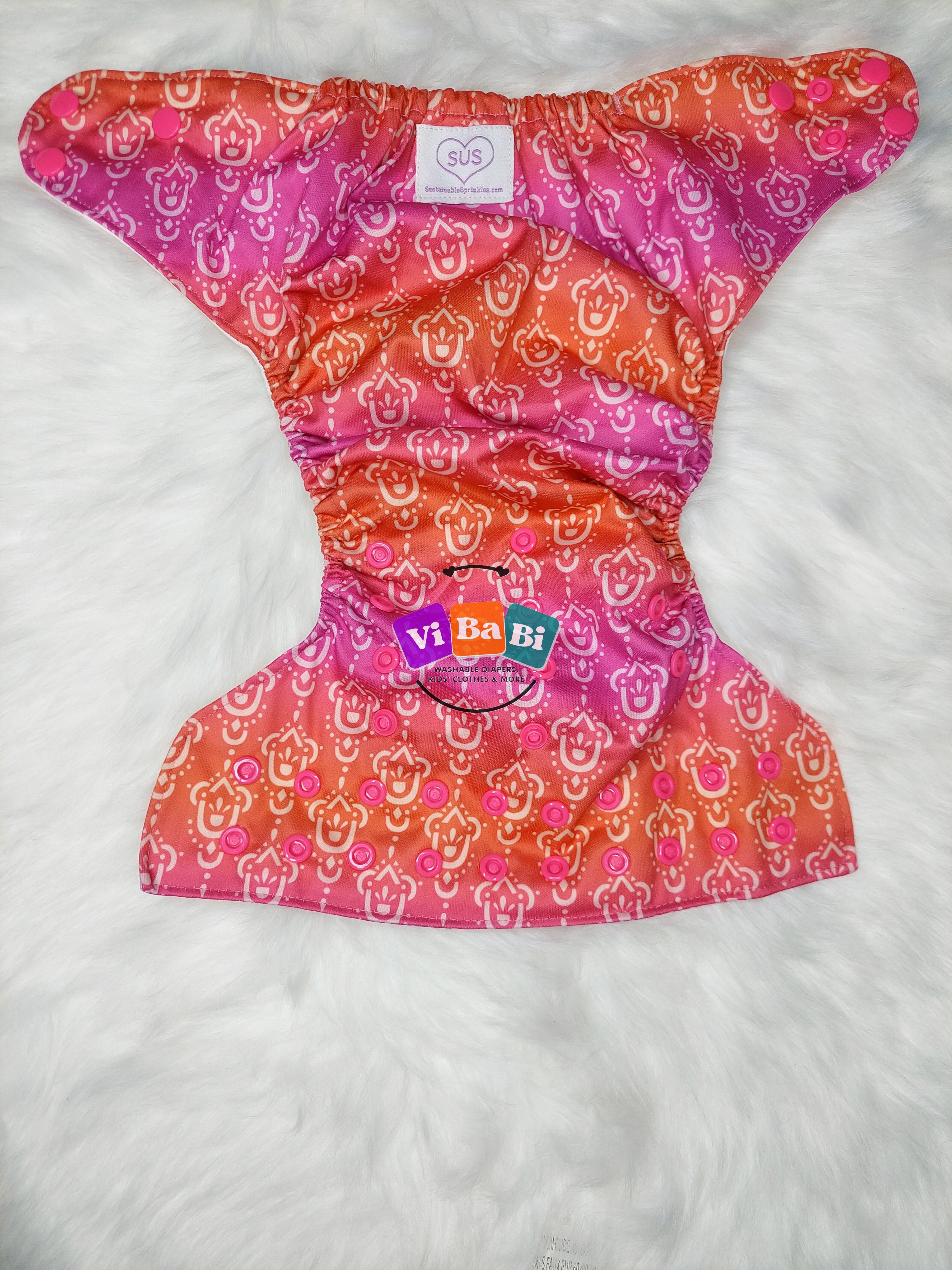 Orchid by Sustainable Sprinkles, (Pocket) Reusable Cloth Diaper
