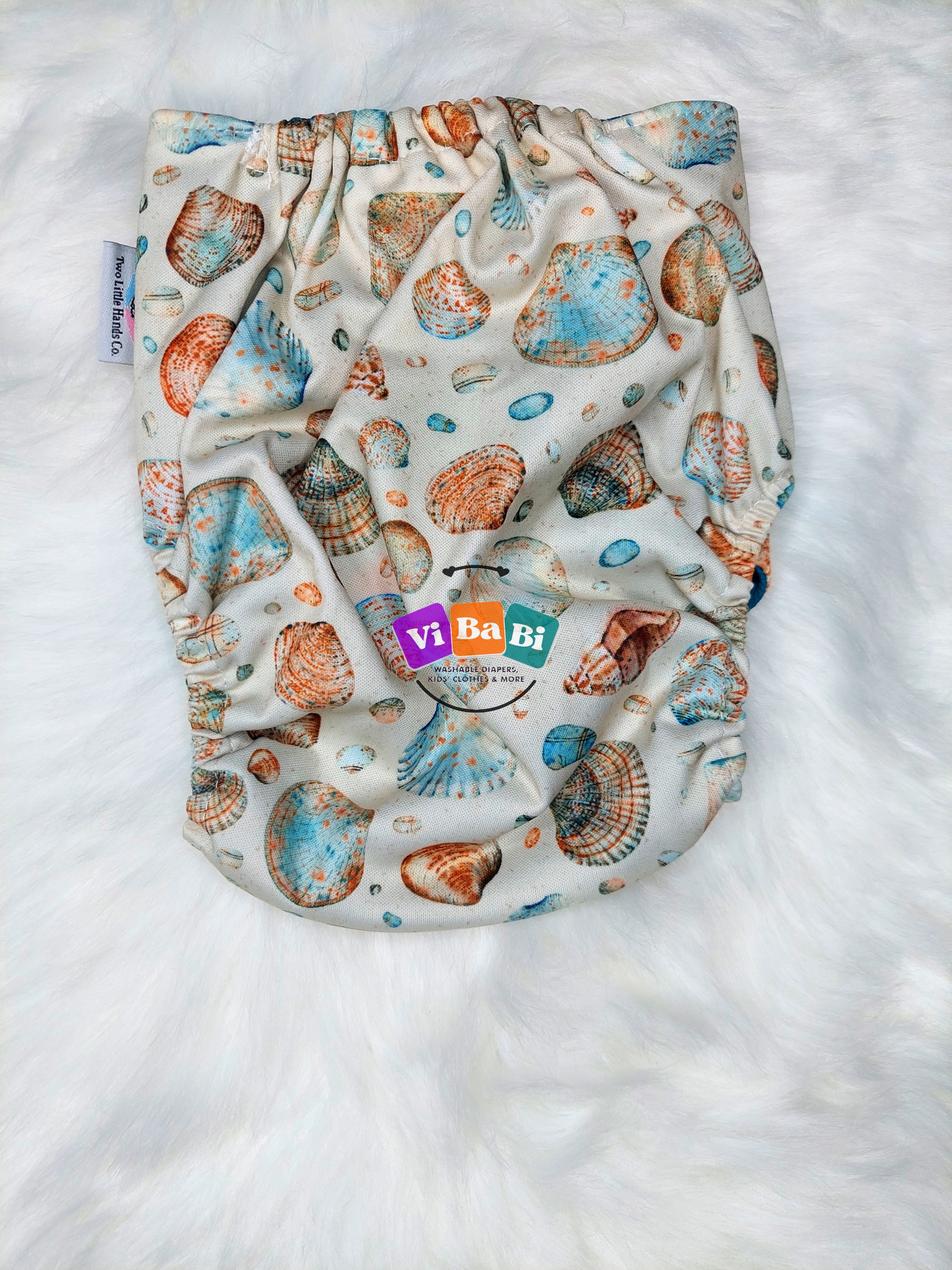 Sea Shell by Two Little Hands, (Pocket) Reusable Cloth Diaper