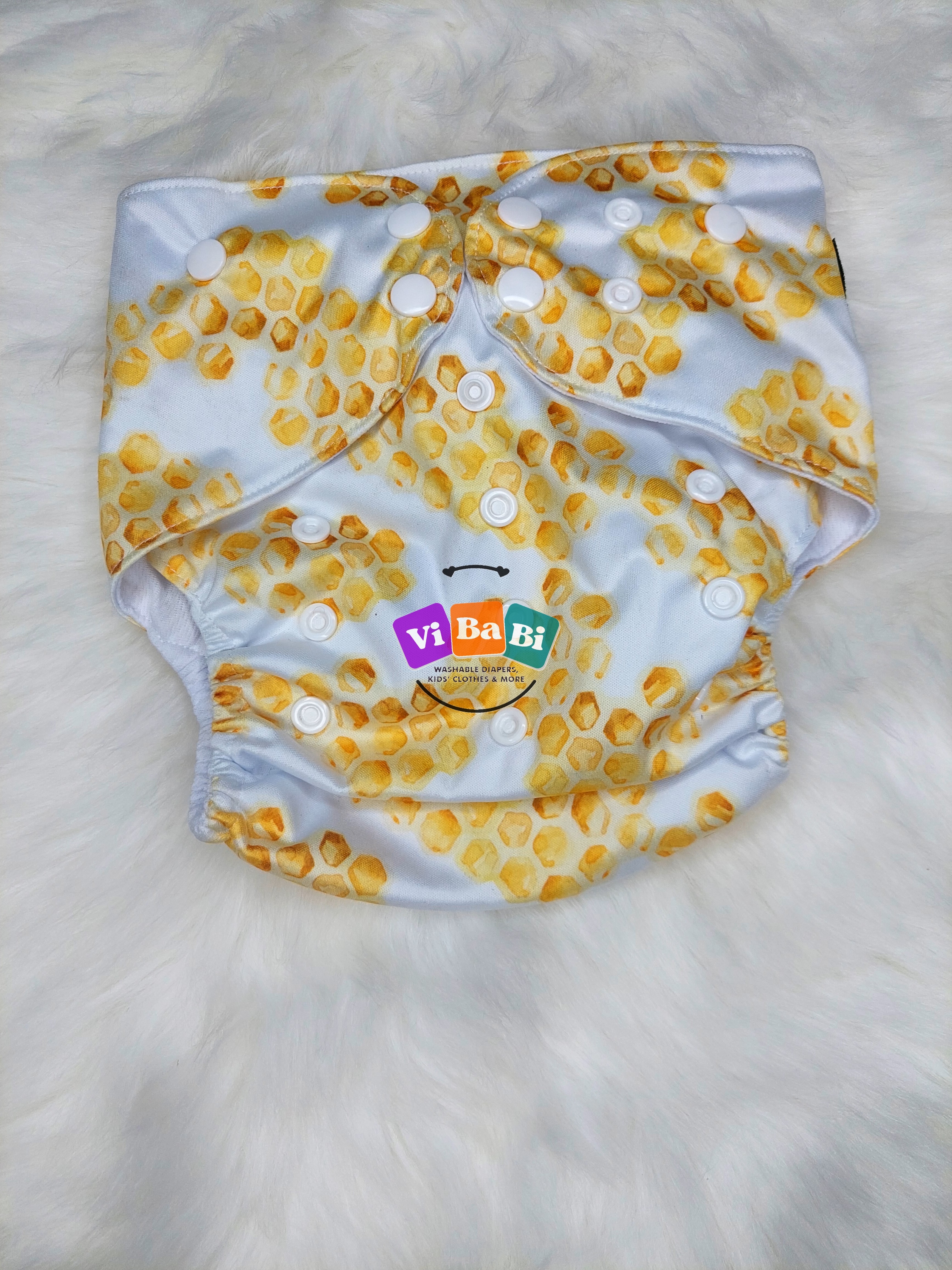 Golden Honey by Fanny Fluff, (Pocket) Reusable Cloth Diaper
