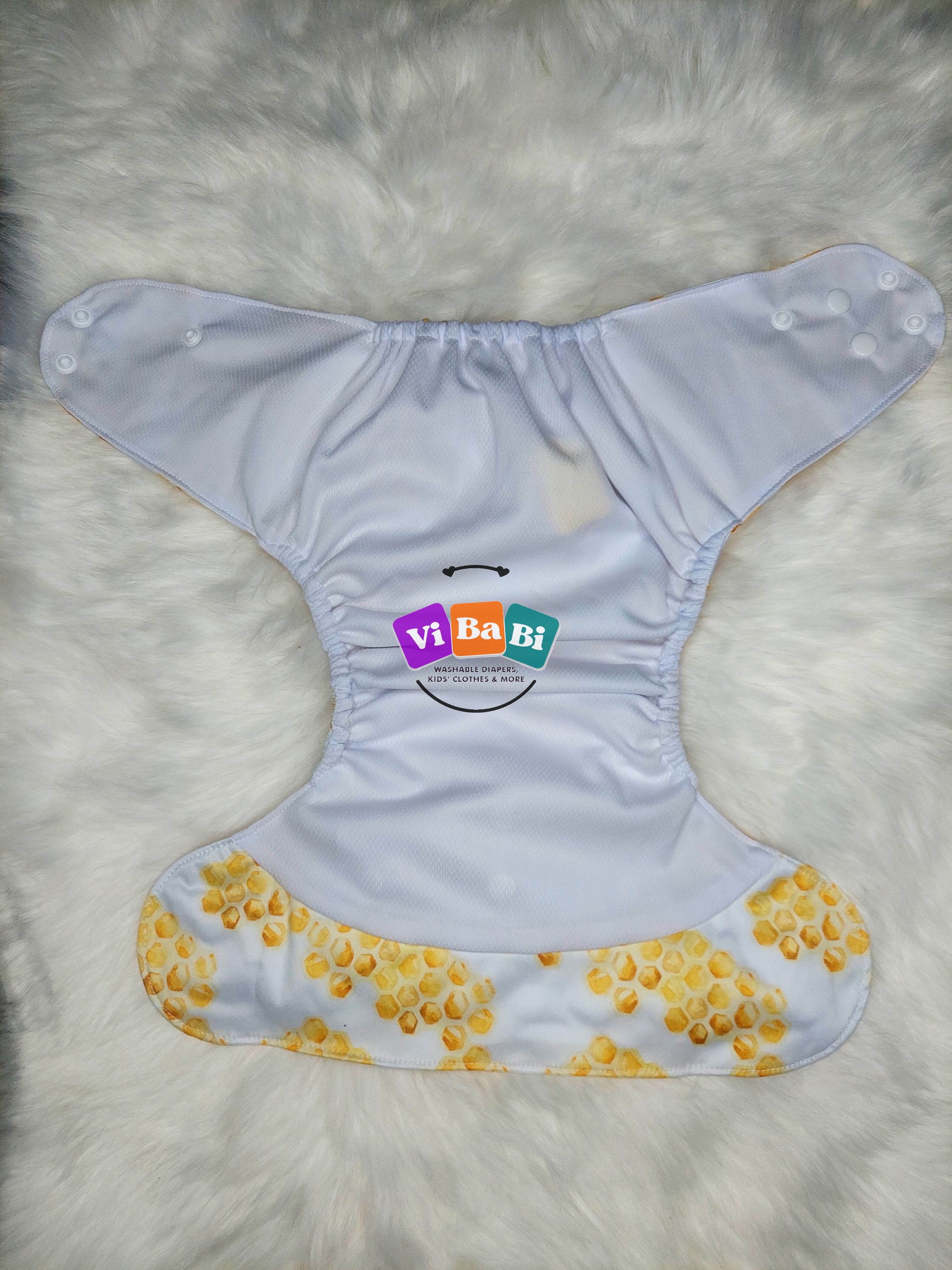 Golden Honey by Fanny Fluff, (Pocket) Reusable Cloth Diaper