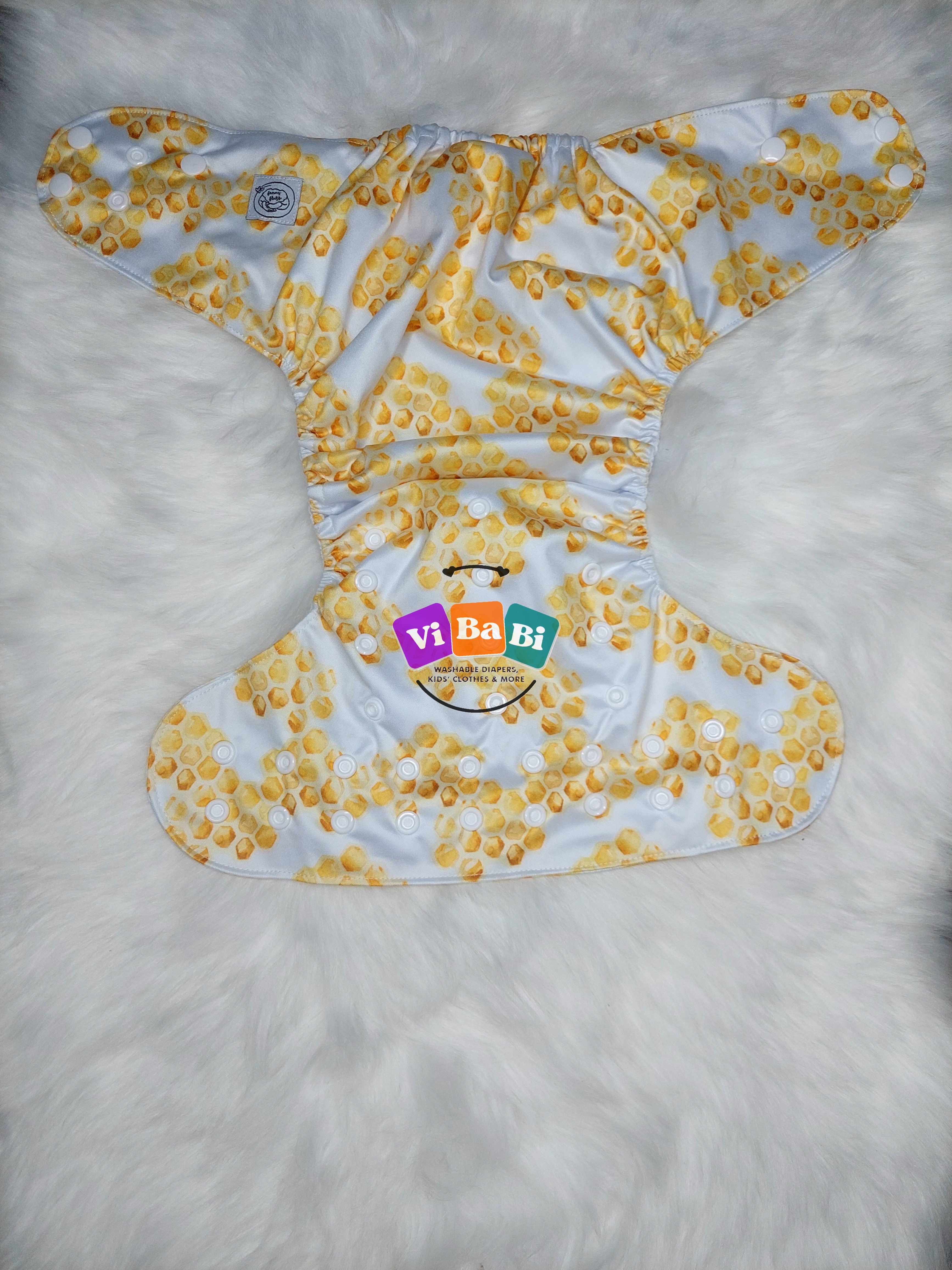 Golden Honey by Fanny Fluff, (Pocket) Reusable Cloth Diaper