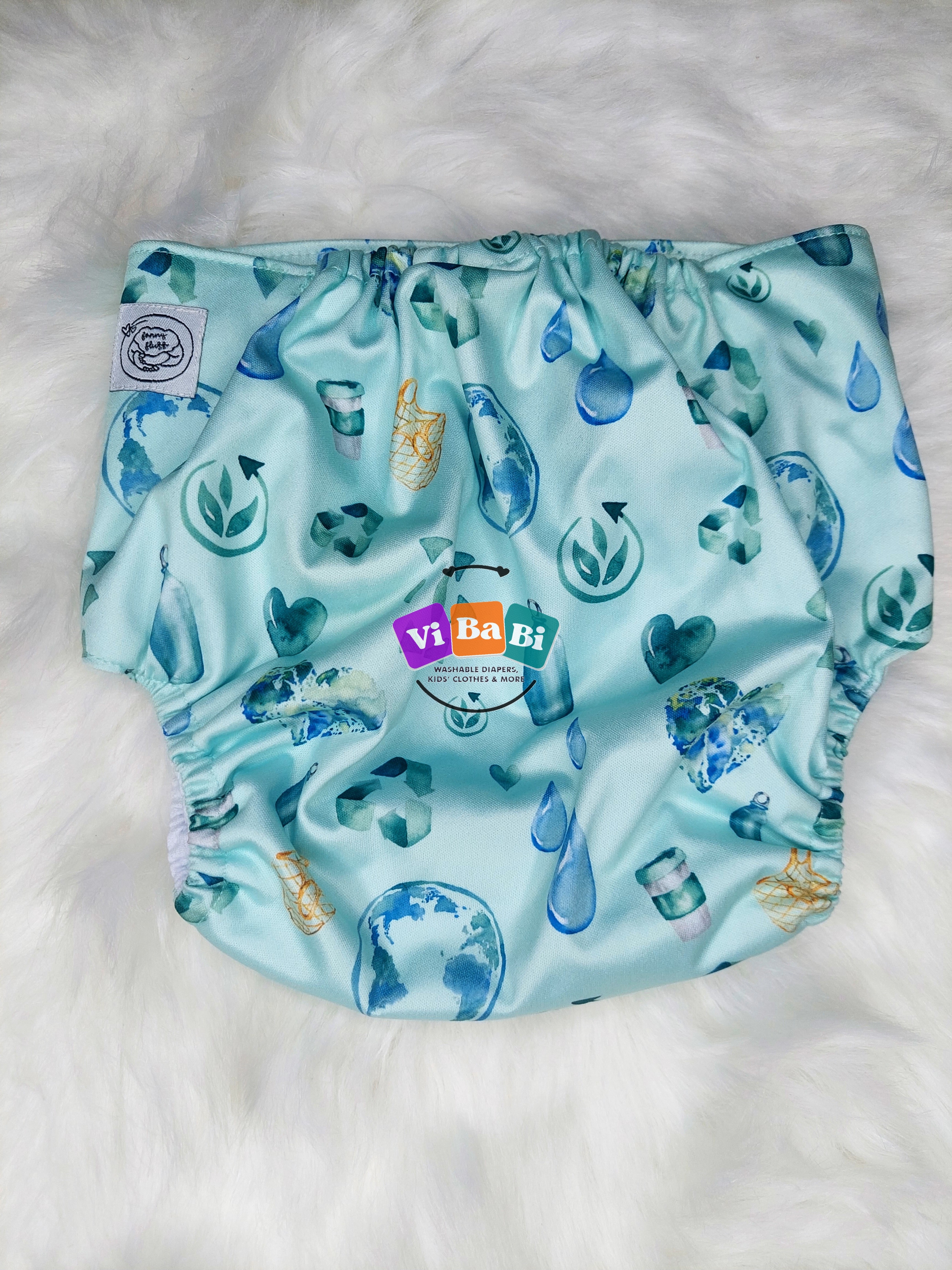 Save our Earth by fanny fluff, Pocket Reusable Cloth Diaper