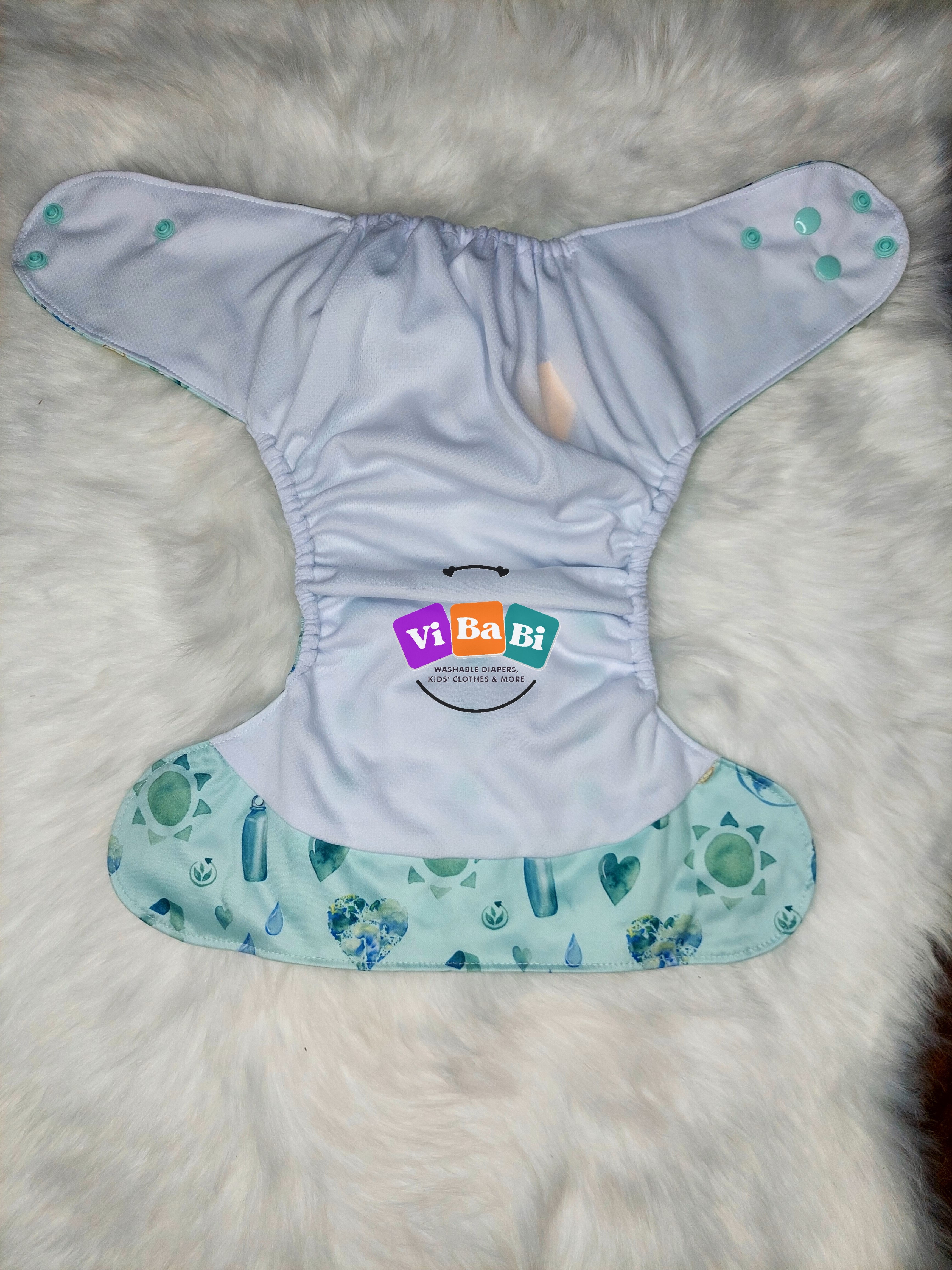 Save our Earth by fanny fluff, Pocket Reusable Cloth Diaper