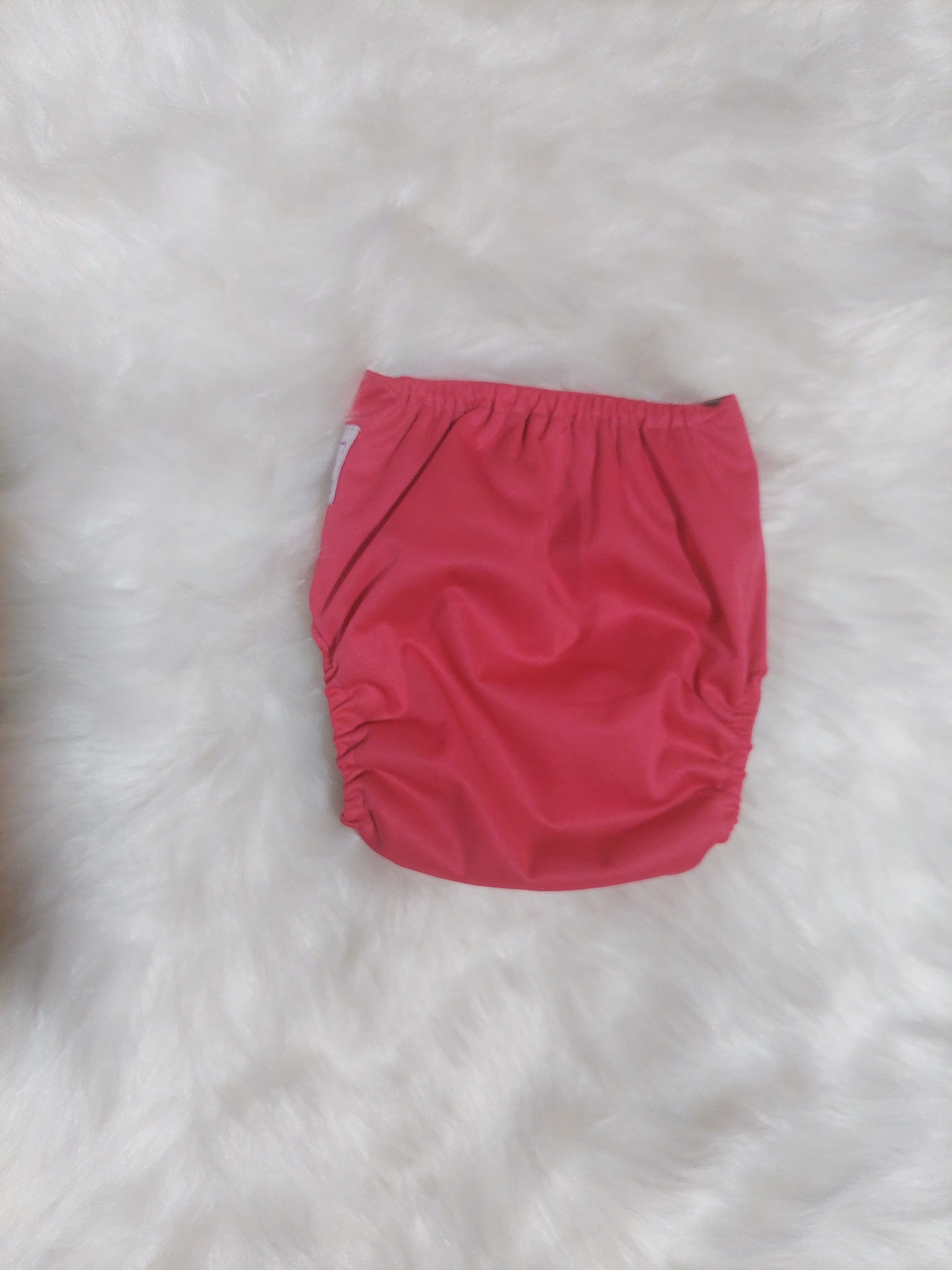 Fuschia by Squishy Lil Campers OS Pocket Reusable Cloth Diaper