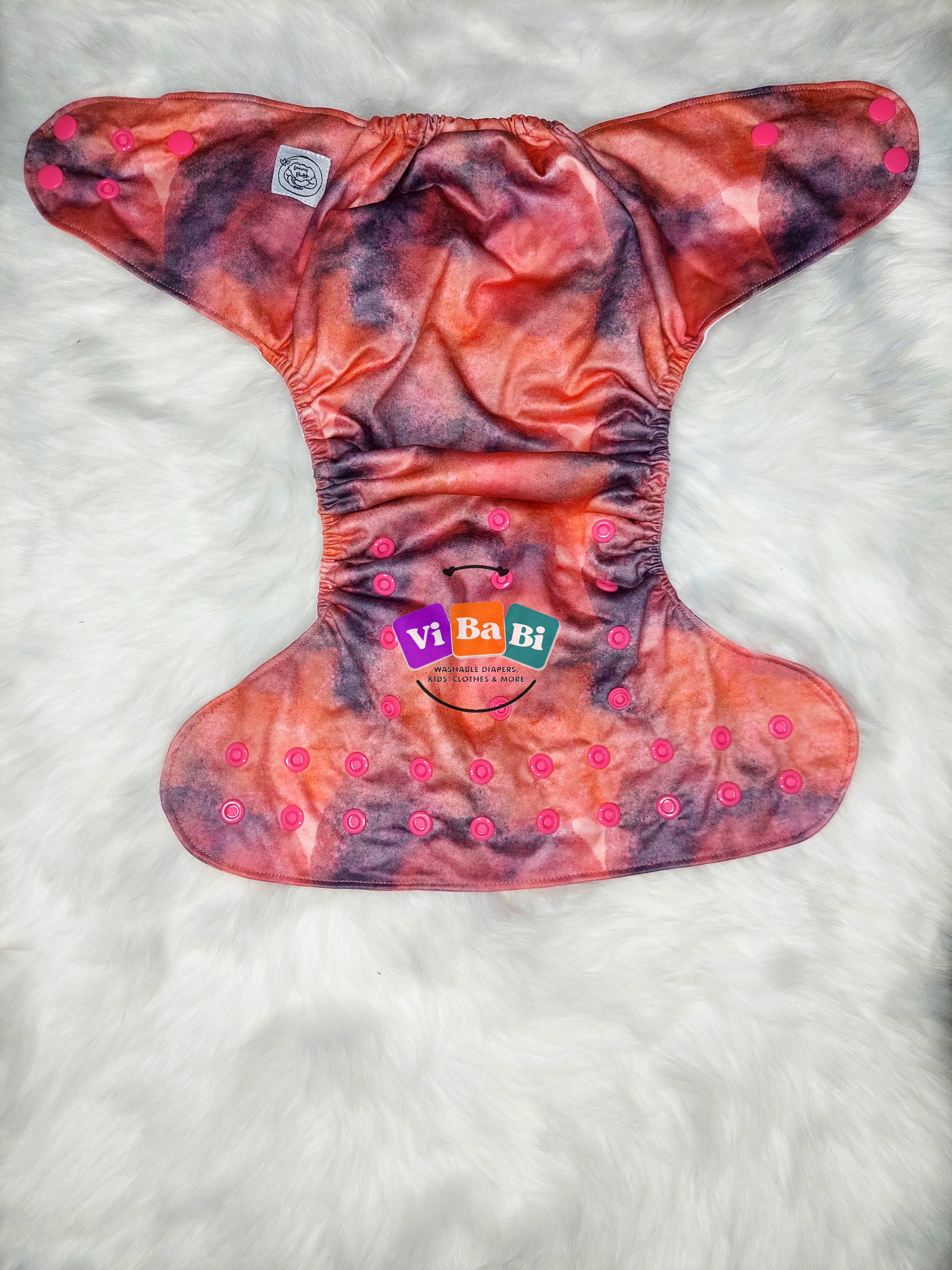 Watercolor Solids by Fanny Fluff, (Pocket) Reusable Cloth Diaper