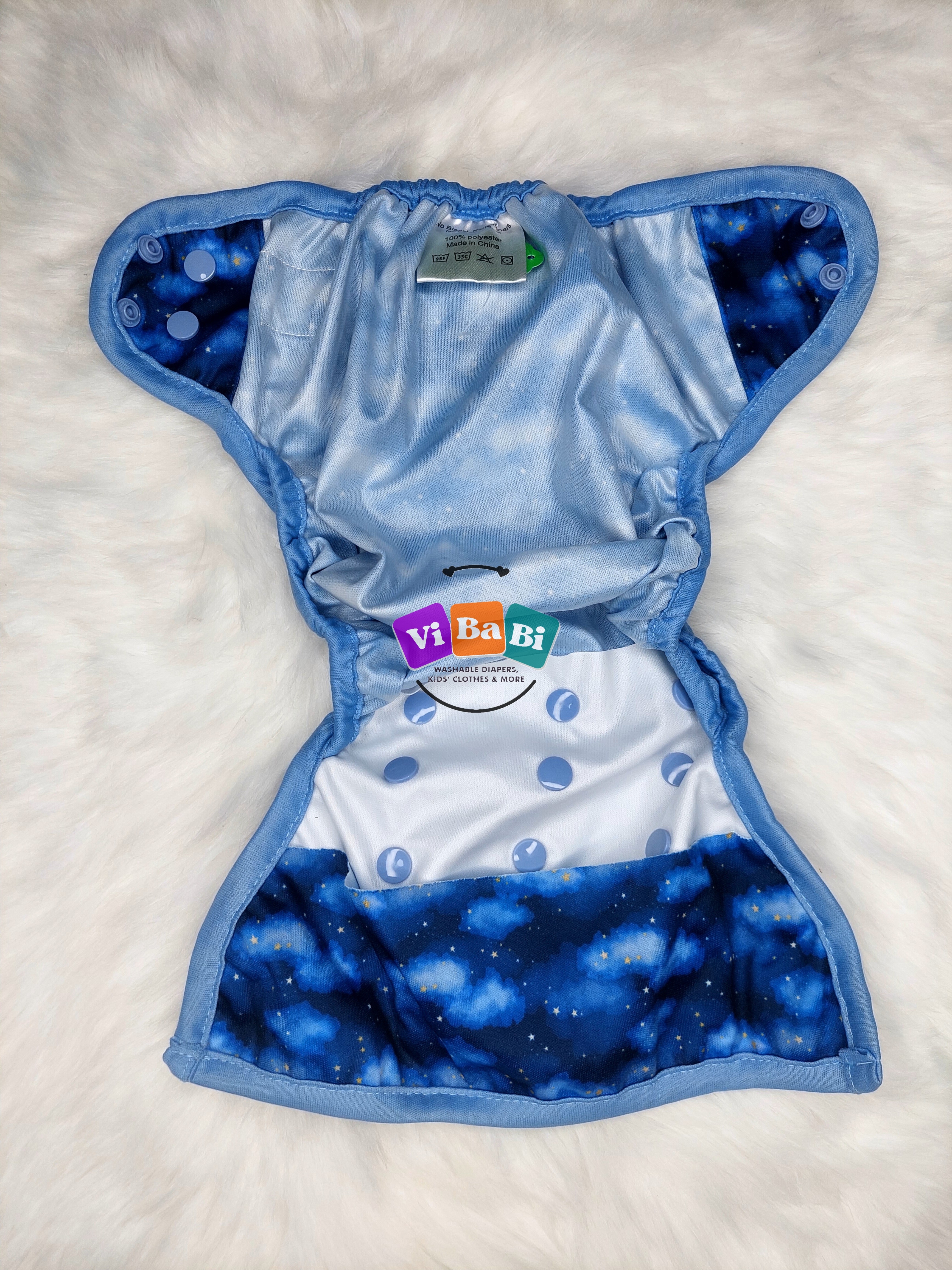 Starry Night by AVJ Clothing, (Cover) Reusable Cloth Diaper