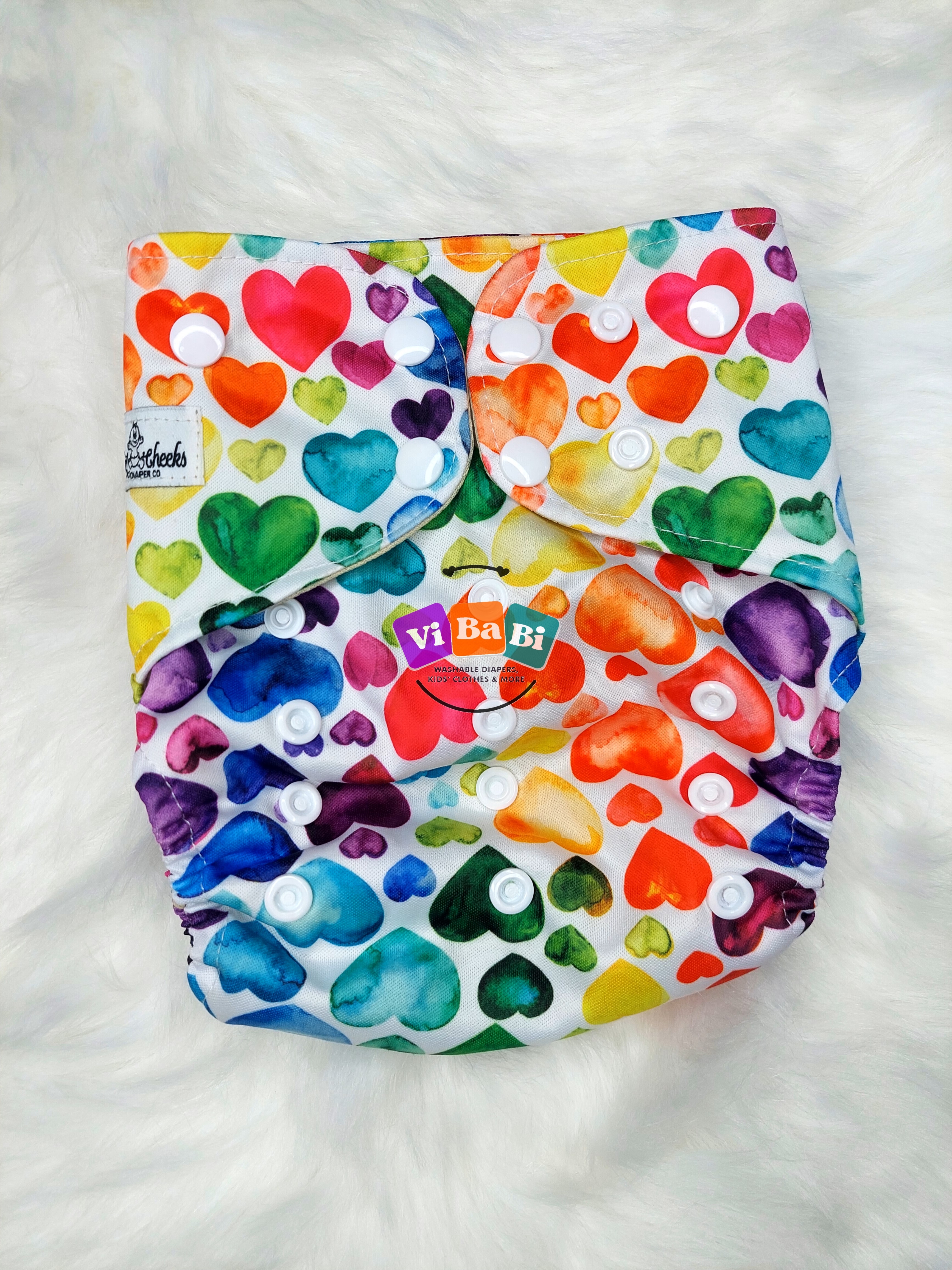 Heart Warrior by Sweet Cheeks, (Pocket) Reusable Cloth Diaper