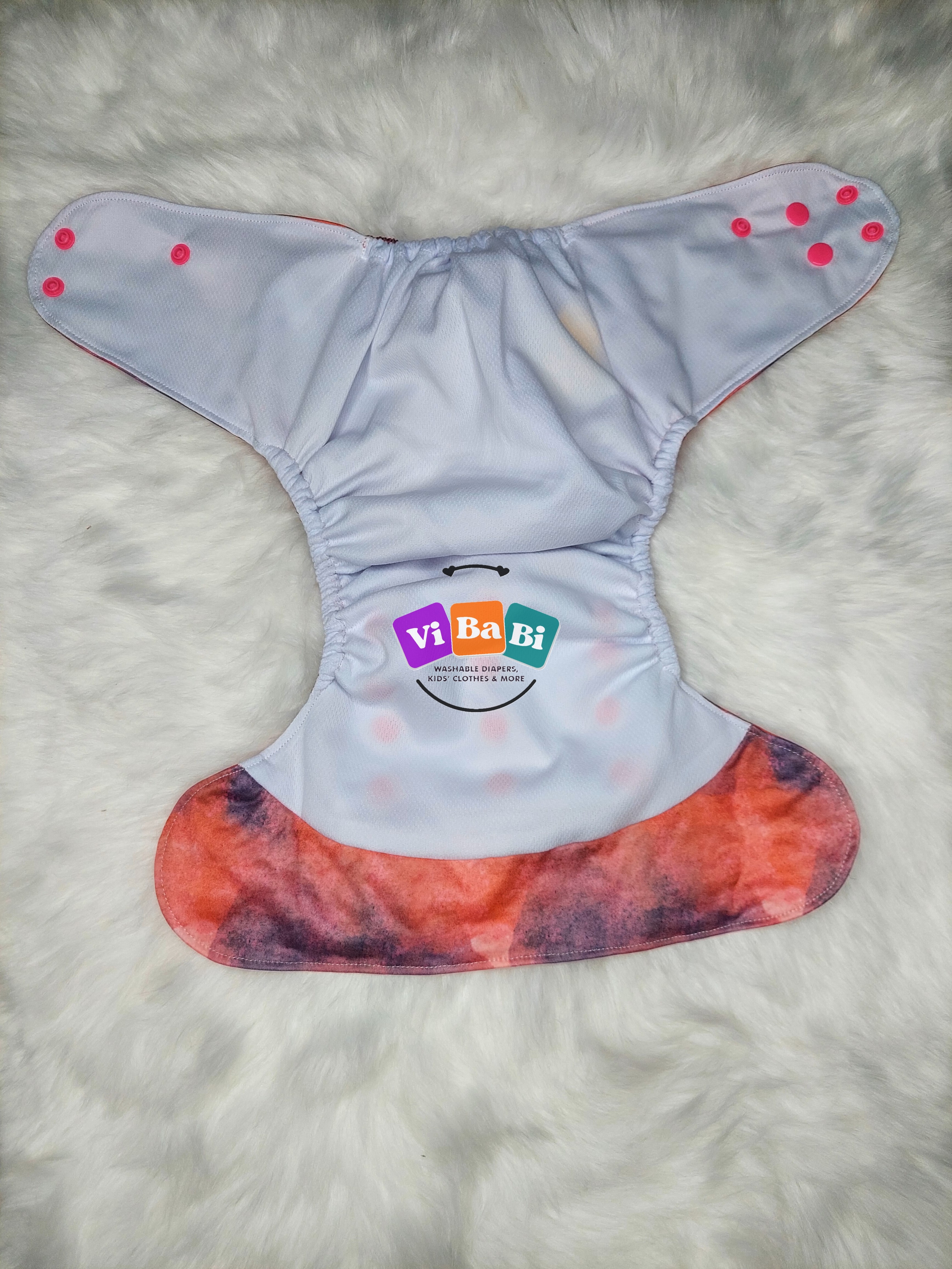 Watercolor Solids by Fanny Fluff, (Pocket) Reusable Cloth Diaper