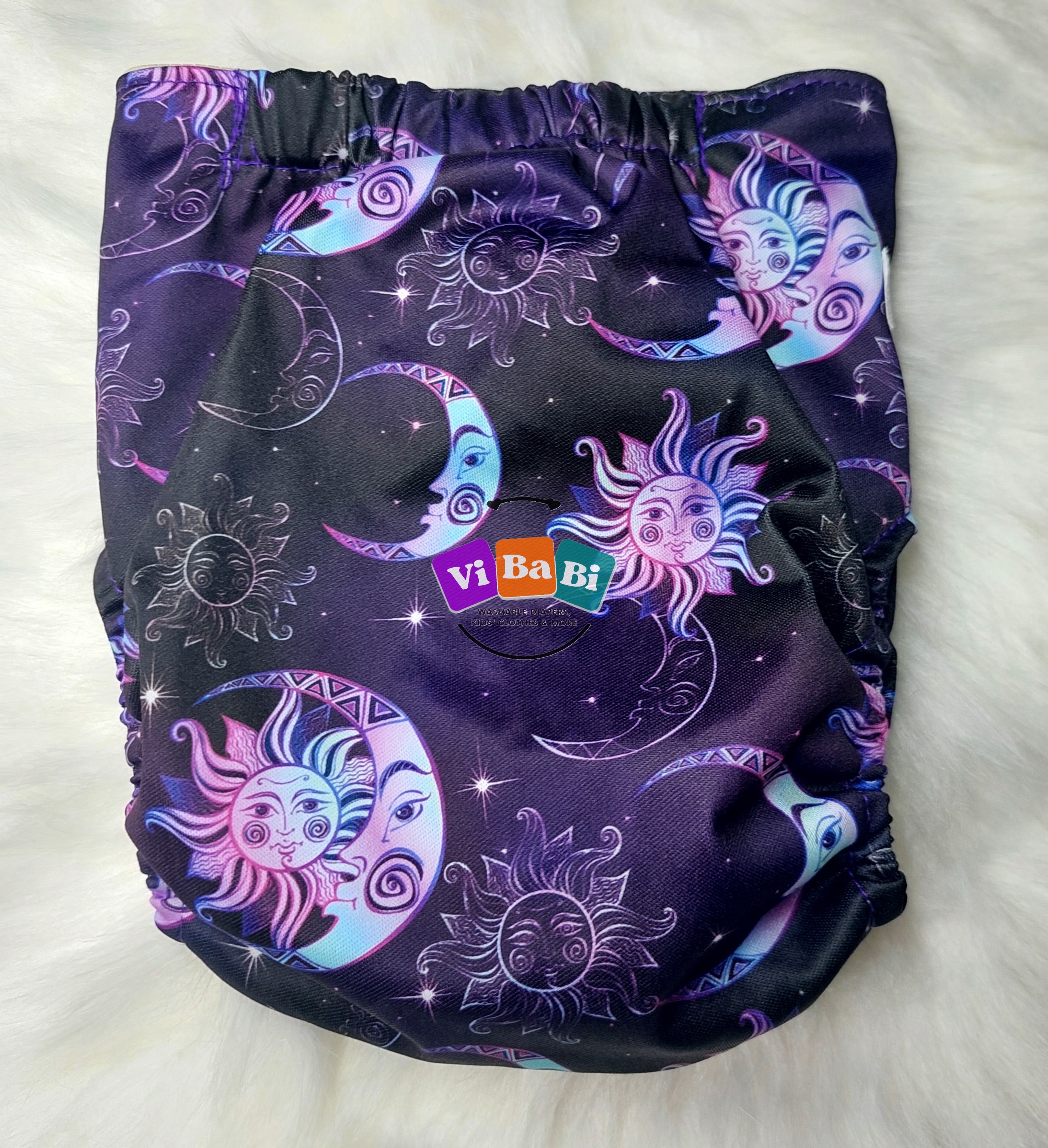Sun and Moon by Sweet Cheeks, (Pocket) Reusable Cloth Diaper