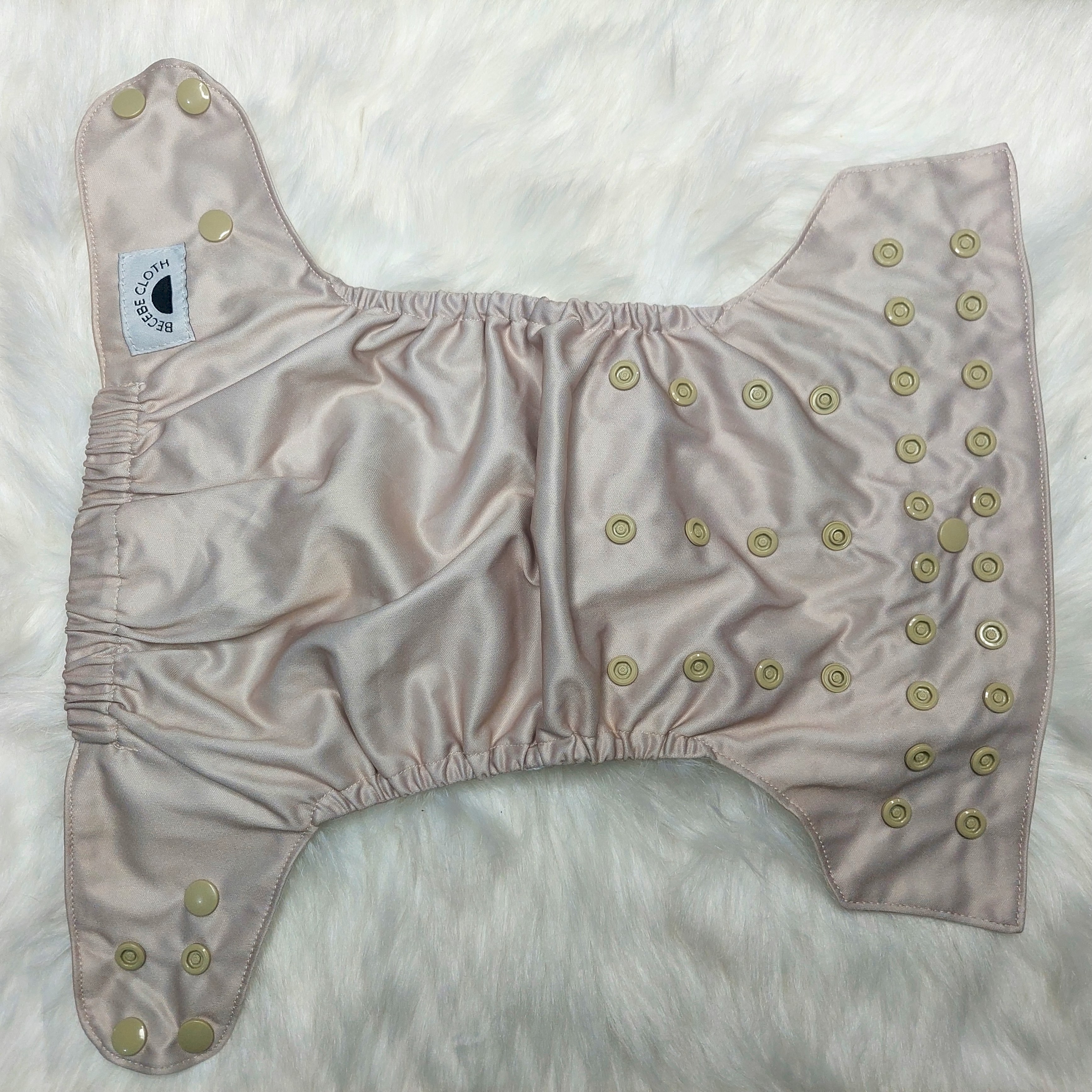 Champagne by BECEBE CLOTH OS Pocket Reusable Cloth Diaper