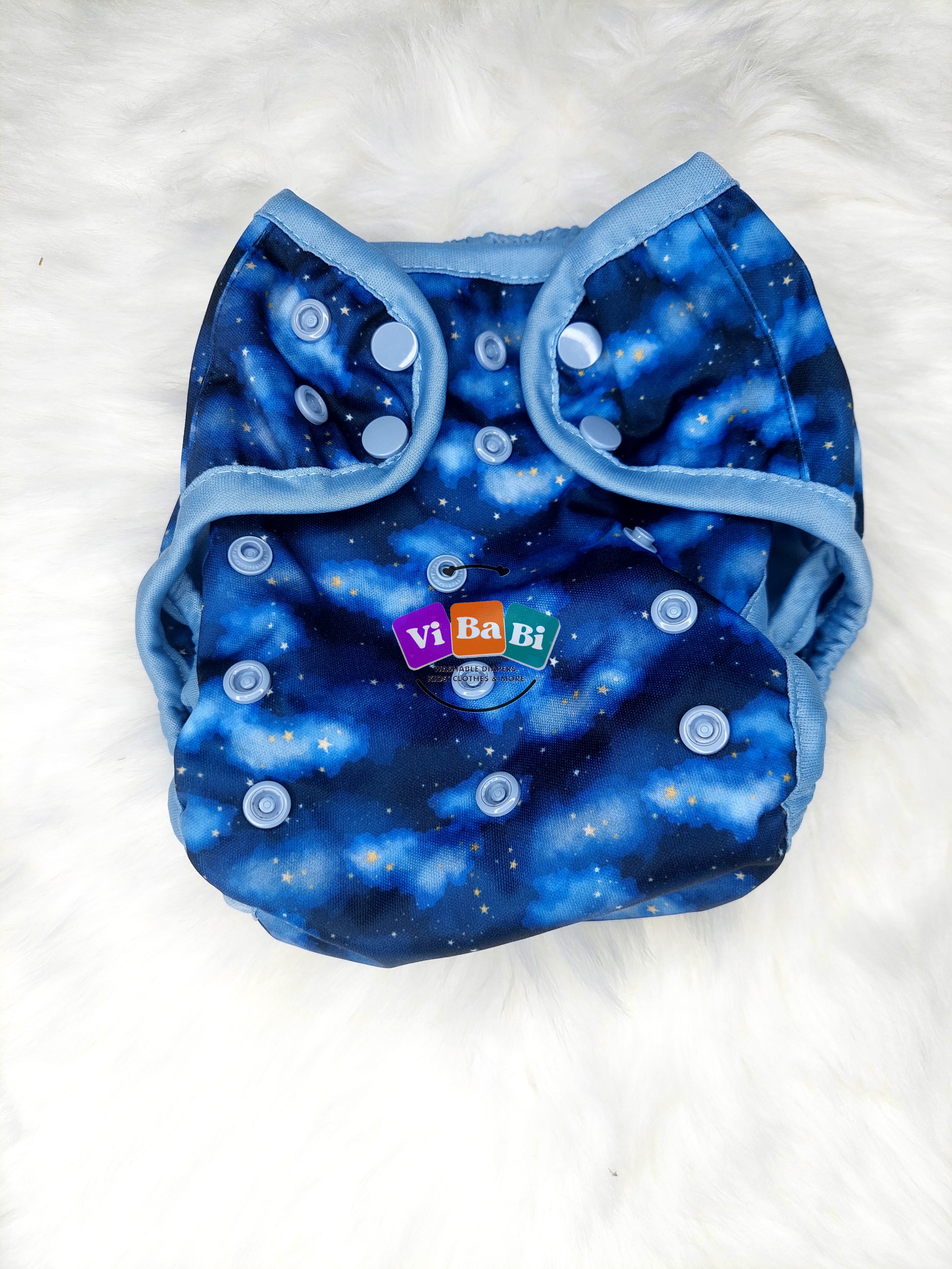 Starry Night by AVJ Clothing, (Cover) Reusable Cloth Diaper