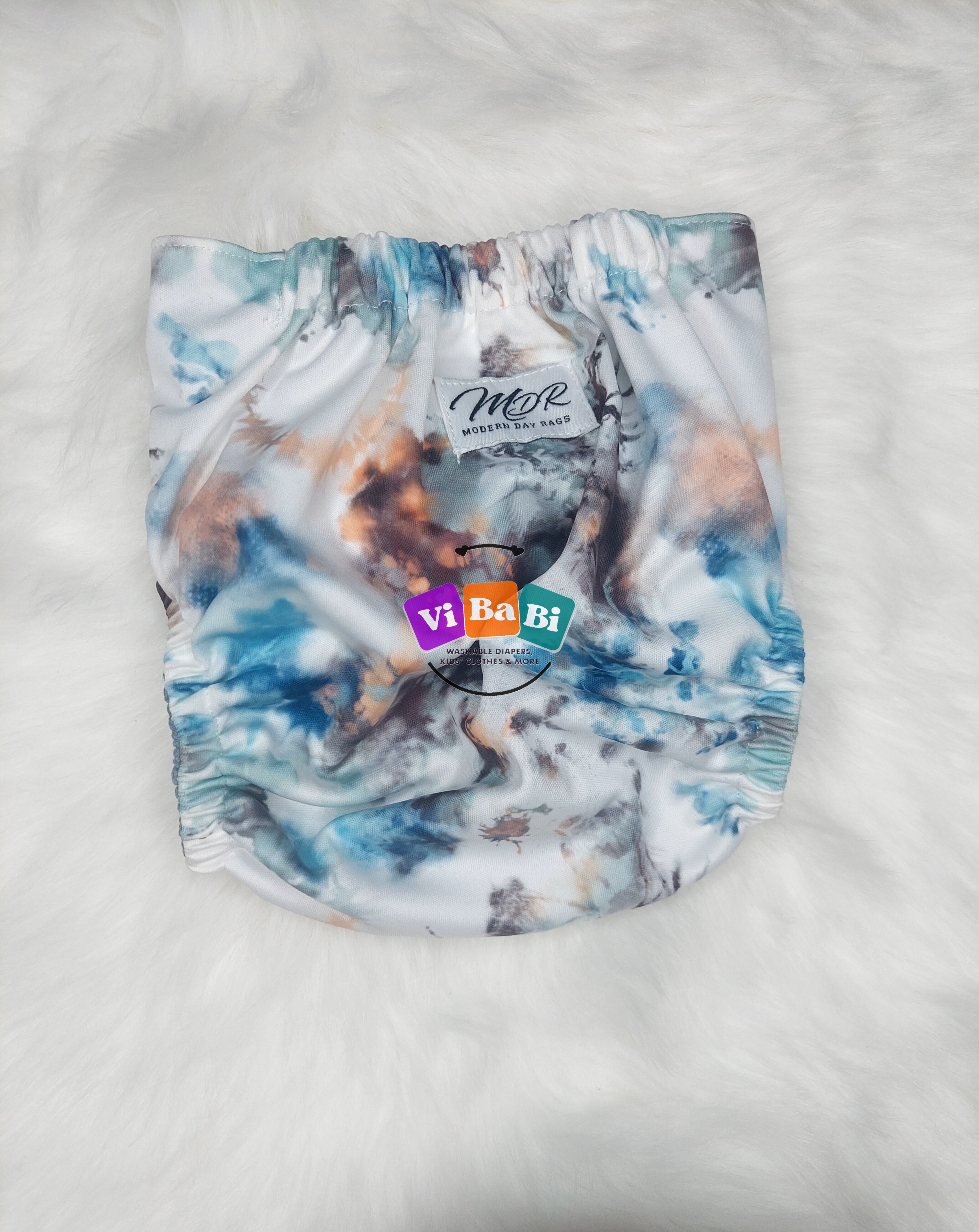 Spring Tie Dye by Modern Day Rags, (Pocket) Reusable Cloth Diaper