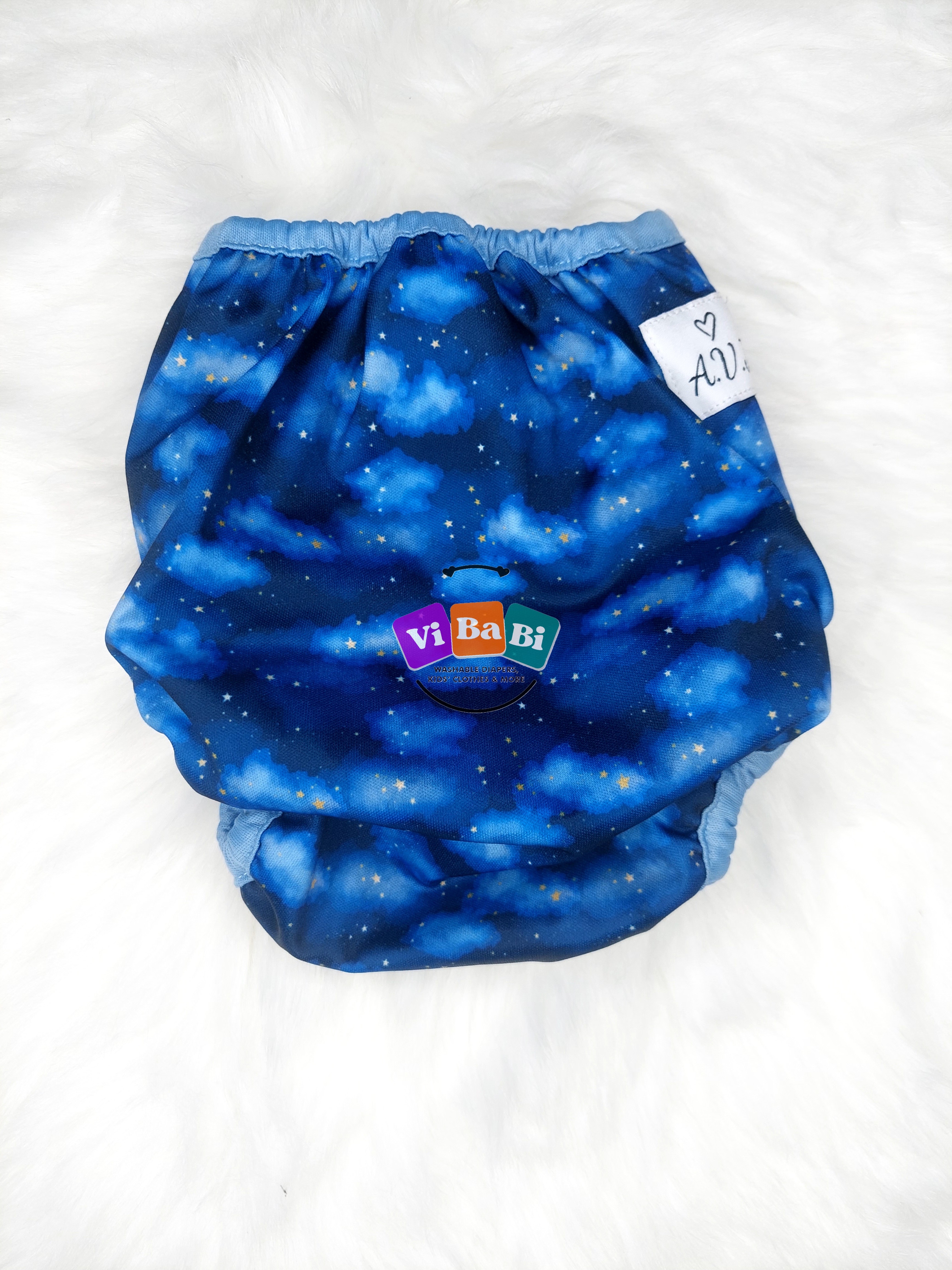 Starry Night by AVJ Clothing, (Cover) Reusable Cloth Diaper