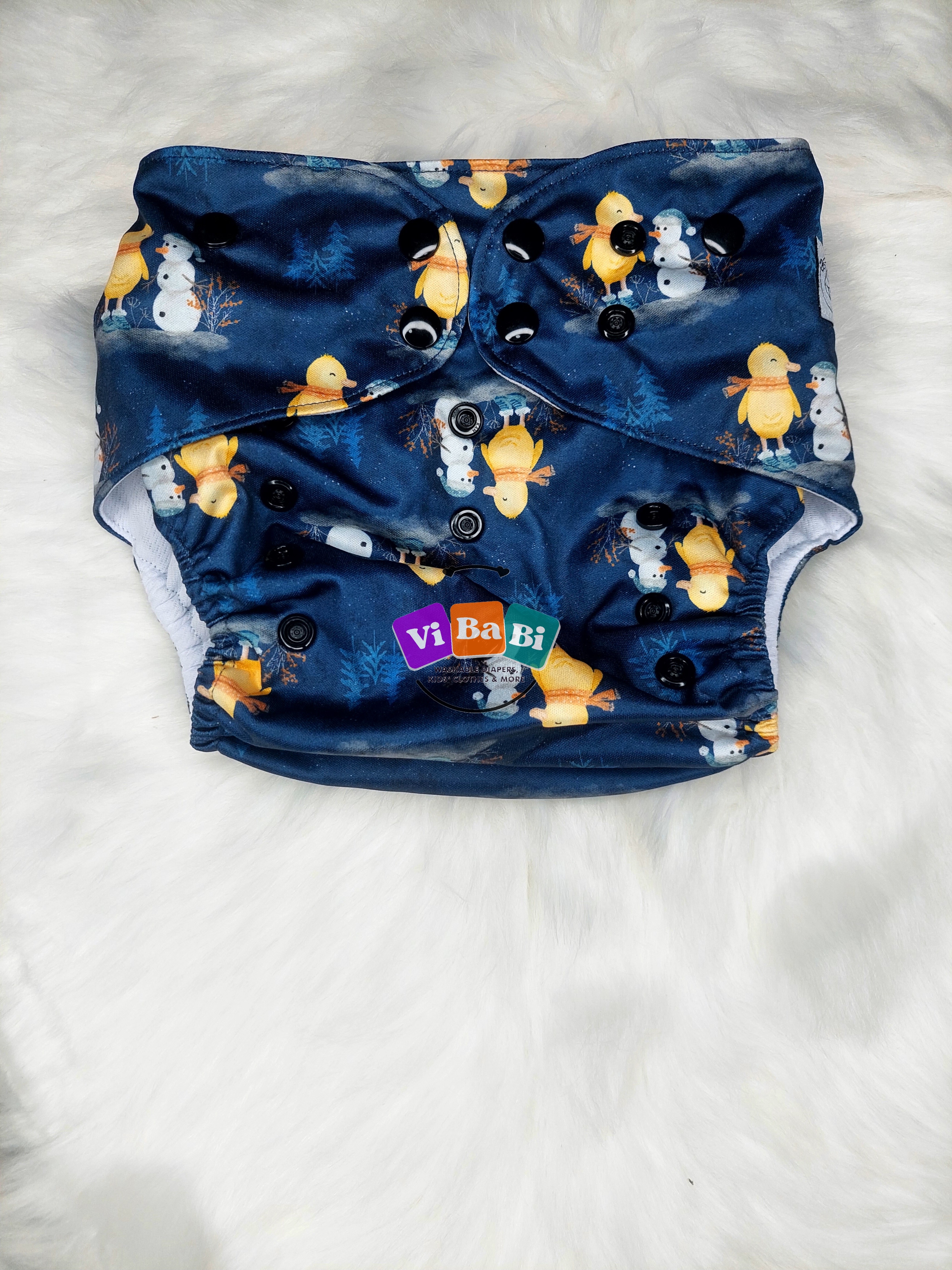 Snow Buddies by Fanny Fluff, (Pocket) Reusable Cloth Diaper