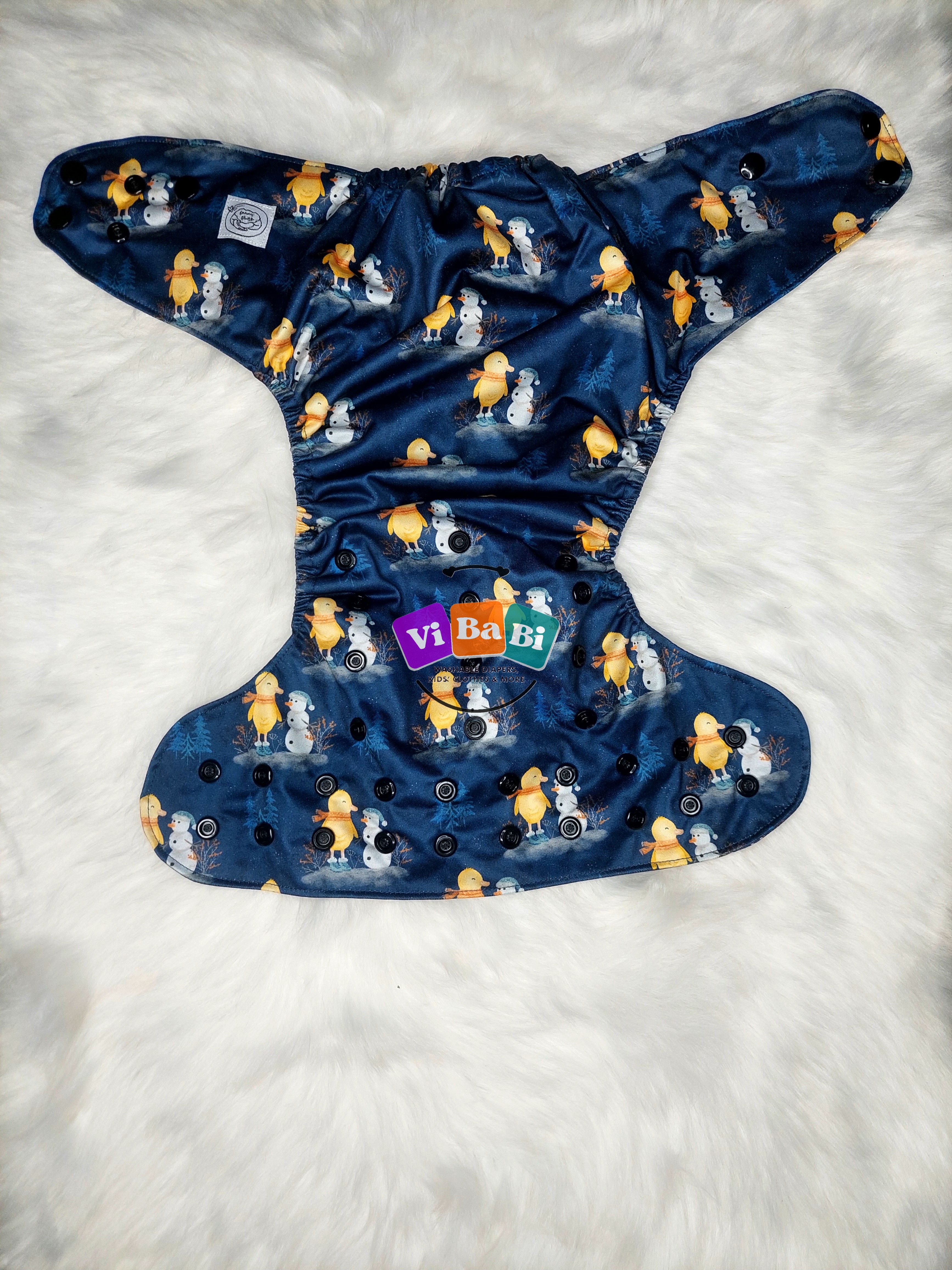 Snow Buddies by Fanny Fluff, (Pocket) Reusable Cloth Diaper