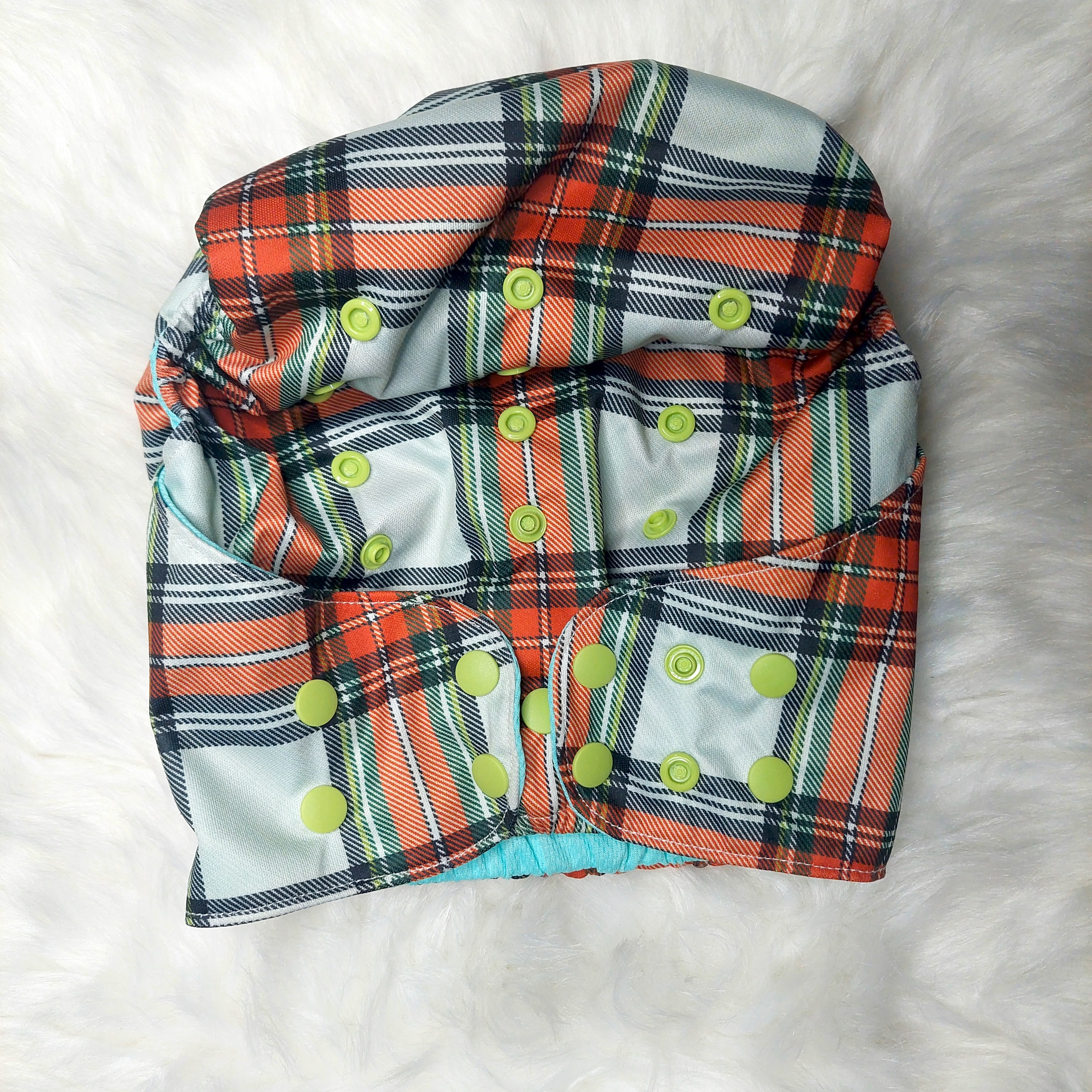 Tartan Cream by Sustainable Sprinkles XL Pocket