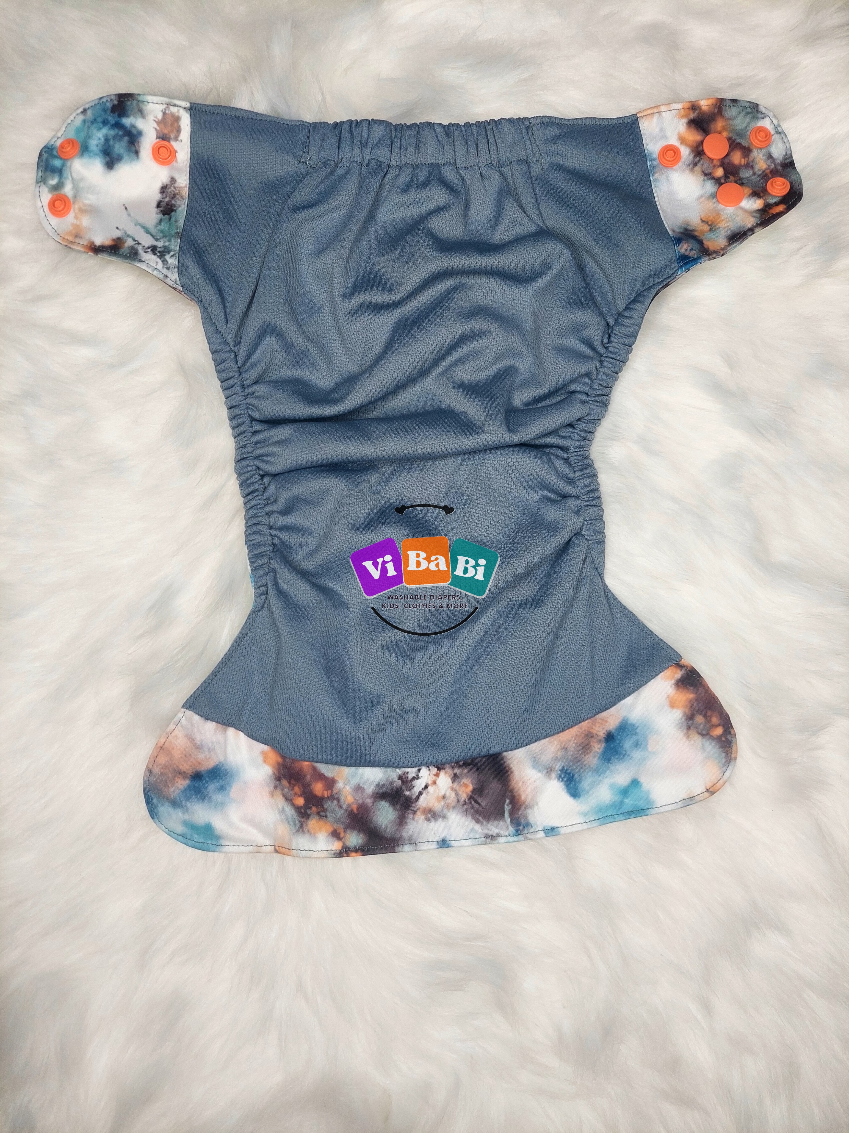 Spring Tie Dye by Modern Day Rags, (Pocket) Reusable Cloth Diaper