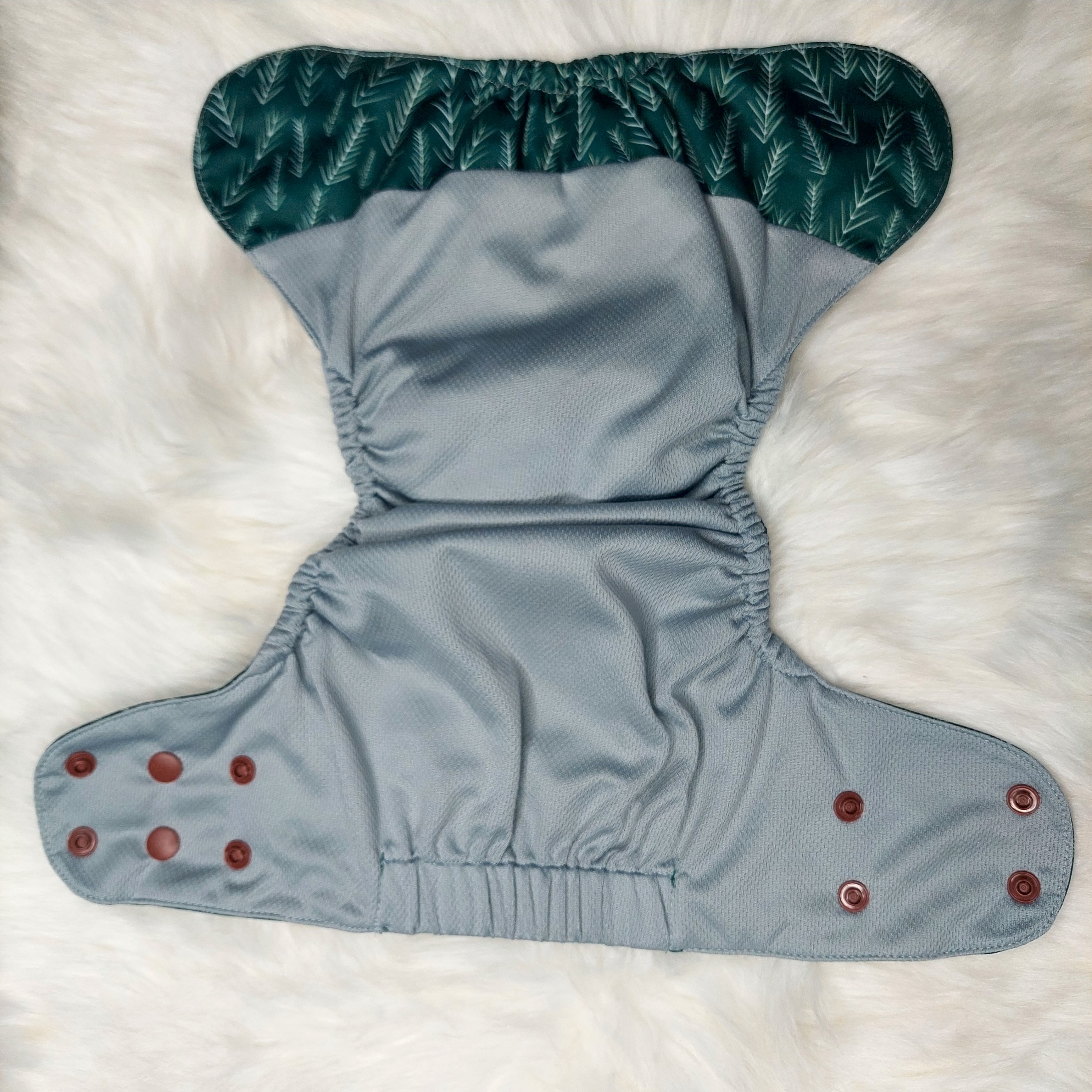 Emerald Evergreen by Veterans Baby Brigade OS Pocket Reusable Cloth Diaper
