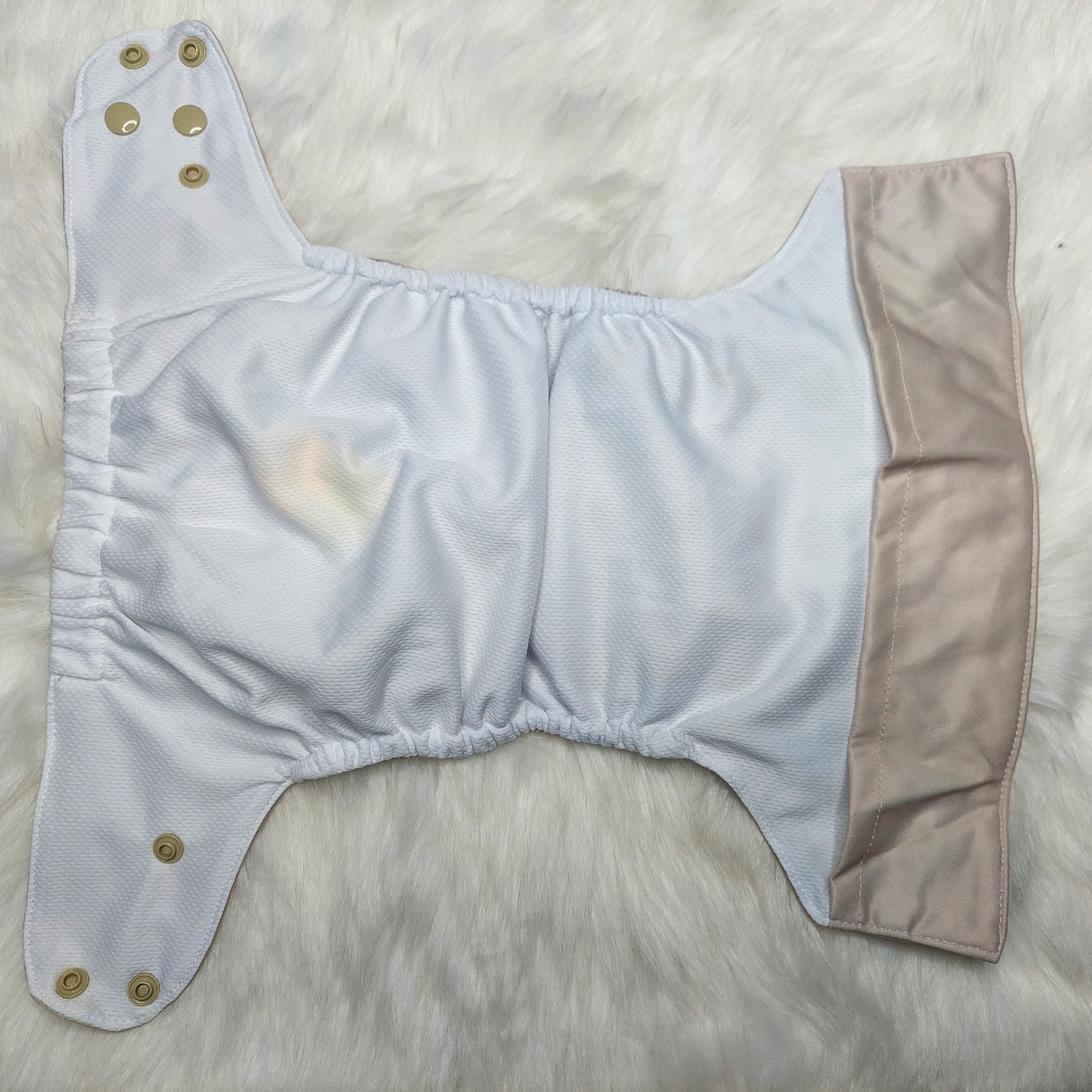 Champagne by BECEBE CLOTH OS Pocket Reusable Cloth Diaper