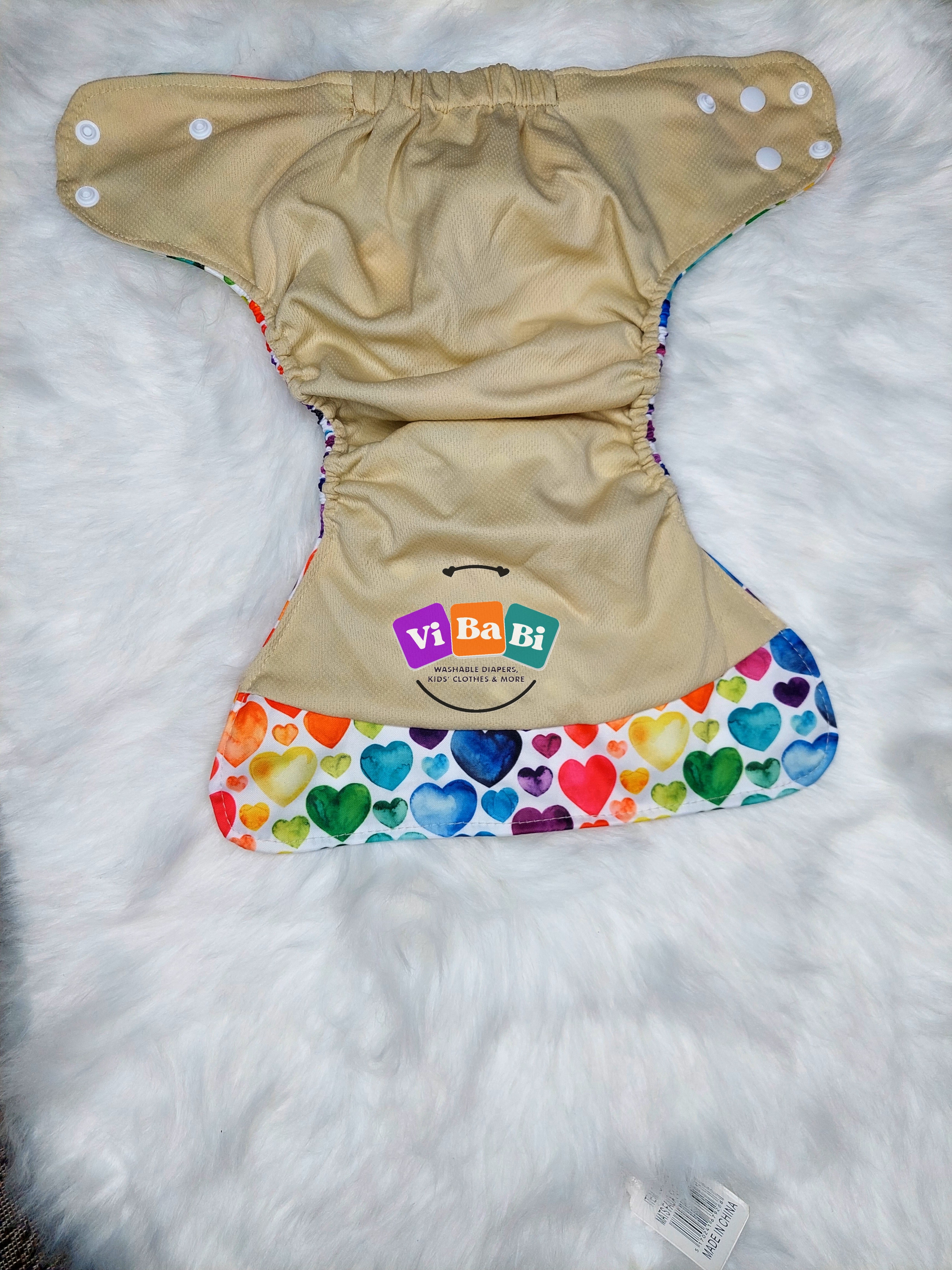Heart Warrior by Sweet Cheeks, (Pocket) Reusable Cloth Diaper
