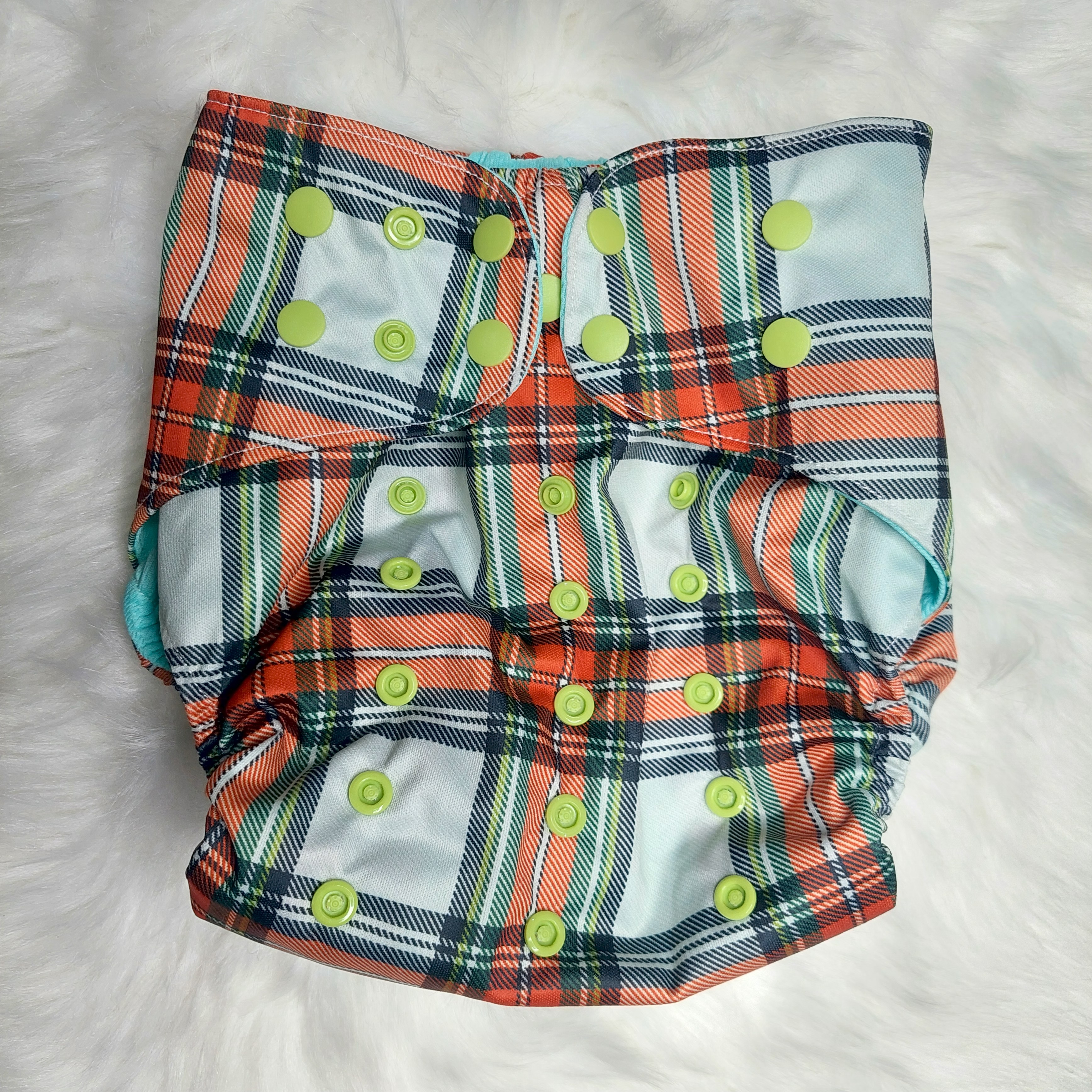 Tartan Cream by Sustainable Sprinkles XL Pocket