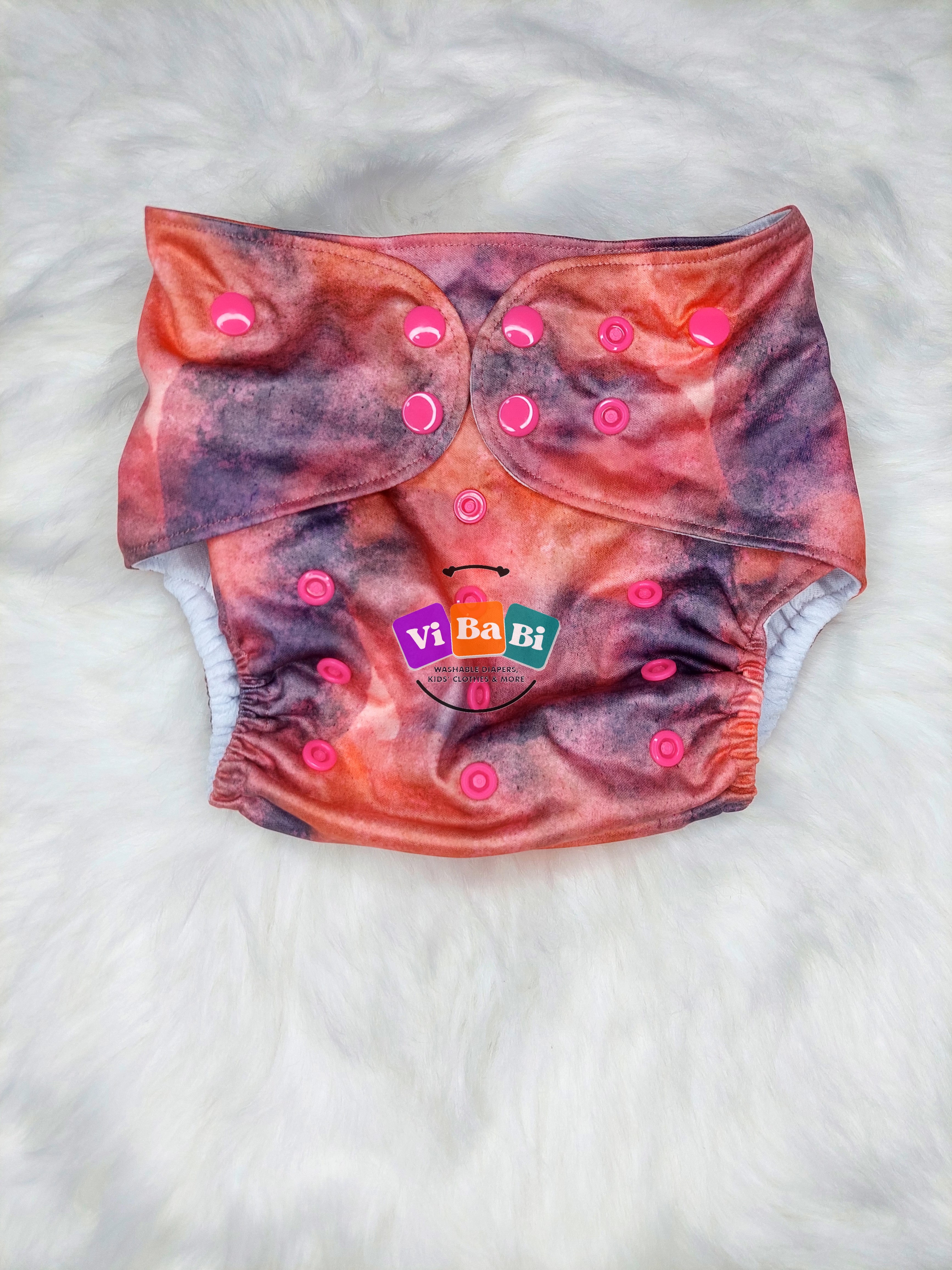 Watercolor Solids by Fanny Fluff, (Pocket) Reusable Cloth Diaper
