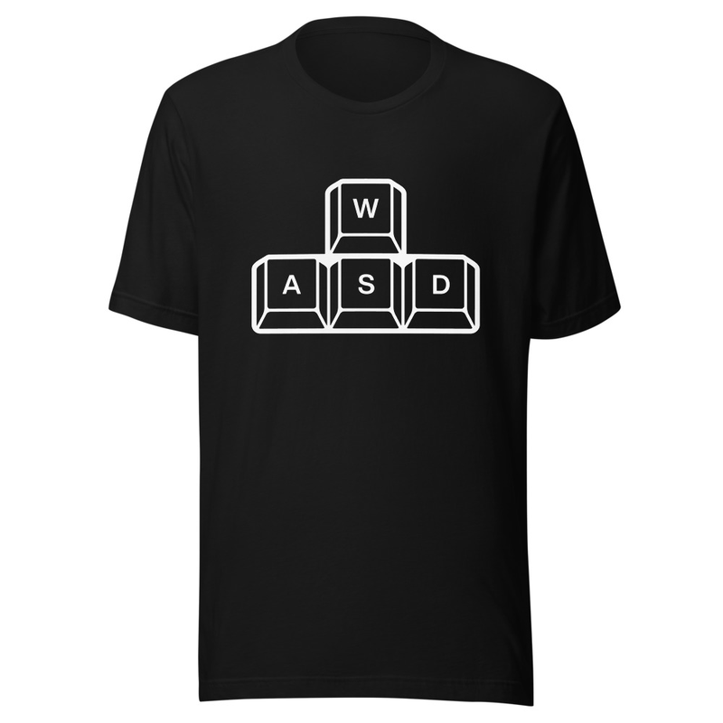 PLAYERA GAMER WASD UNISEX