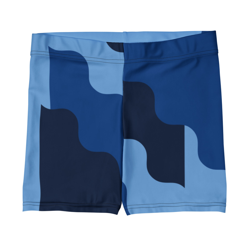 SHORTS LEGGINGS AZUL CAMUFLAJE