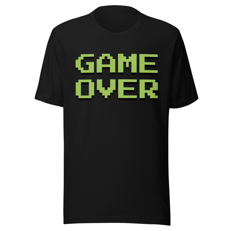 PLAYERA GAME OVER UNISEX