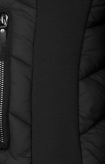CHAMARRA NEGRA BIG CITY CON INTERIOR DE PELUCHE