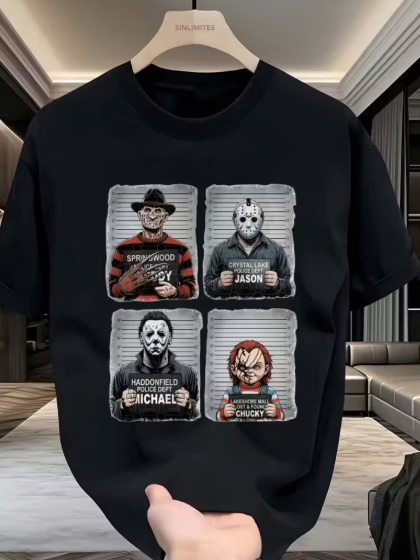 PLAYERA ASESINOS SLASHER UNISEX