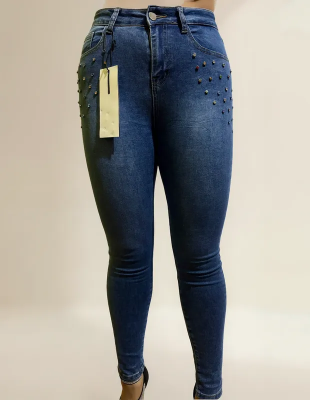 JEANS SKINNY - STRETCH - PIEDRAS 89