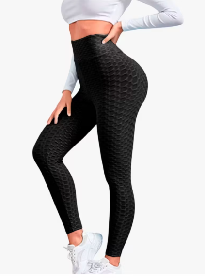 LEGGINGS STRETCH DEPORTIVOS CON TEXTURA PANAL